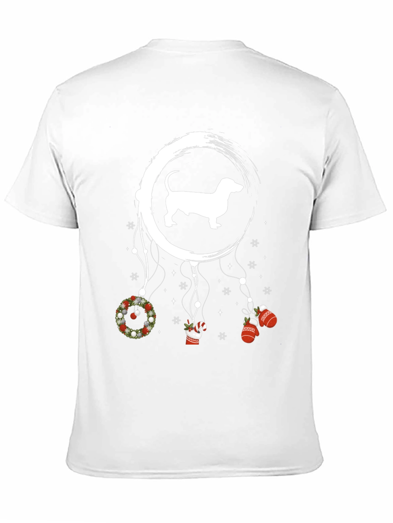 Dachshund Christmas Dreamcatcher Graphic Tee