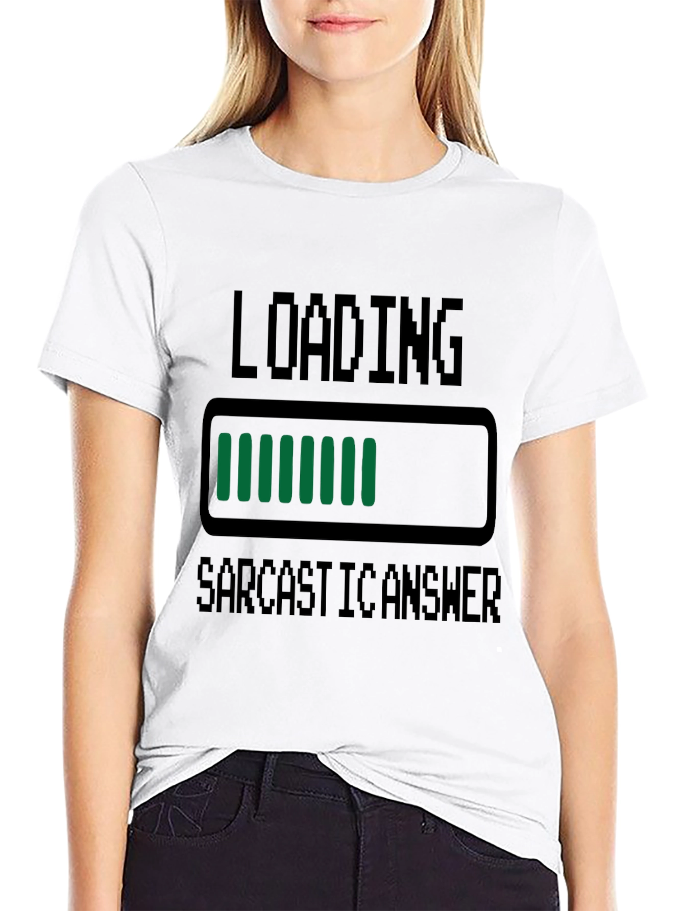 Sarcastic Answer Loading Funny T-Shirt