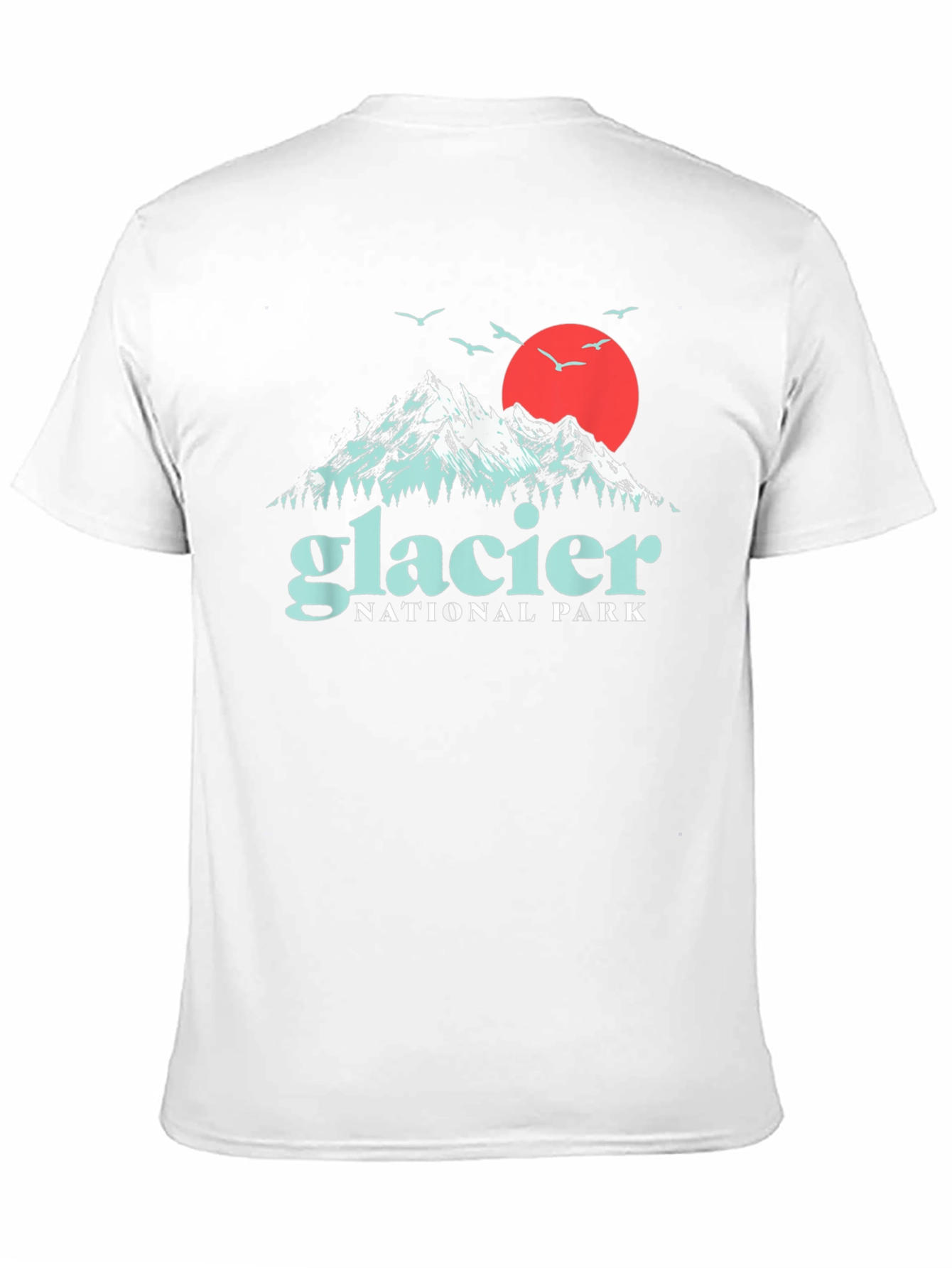 Glacier National Park T-Shirt Black Graphic Tee