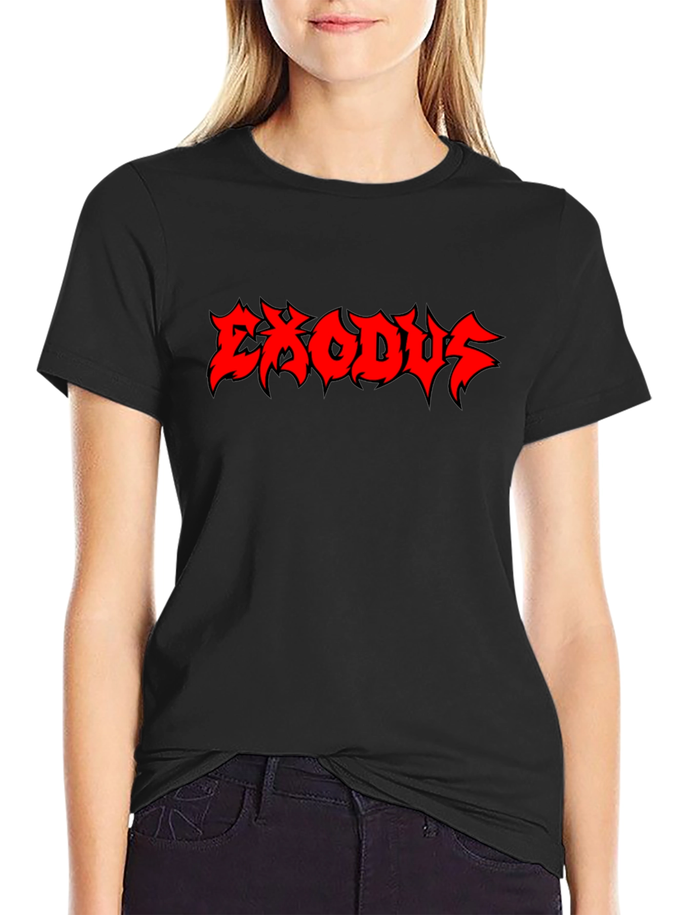 Exodus Band Logo Black T-Shirt