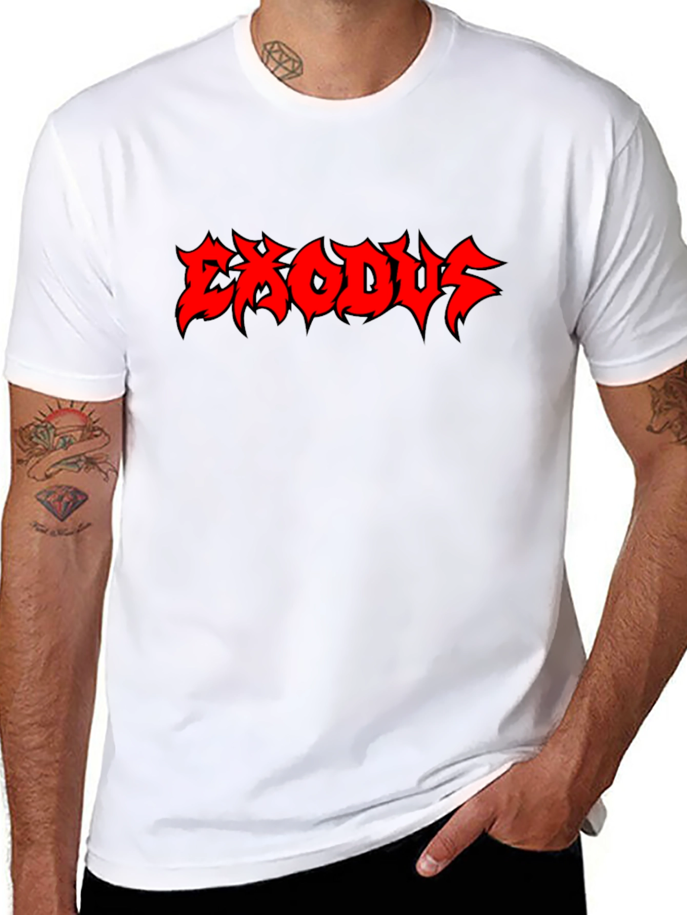 Exodus Band Logo Black T-Shirt