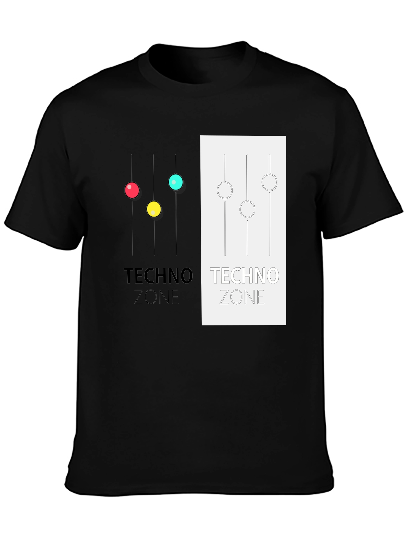 Techno Zone Graphic T-Shirt - Stylish Music Inspired Tee