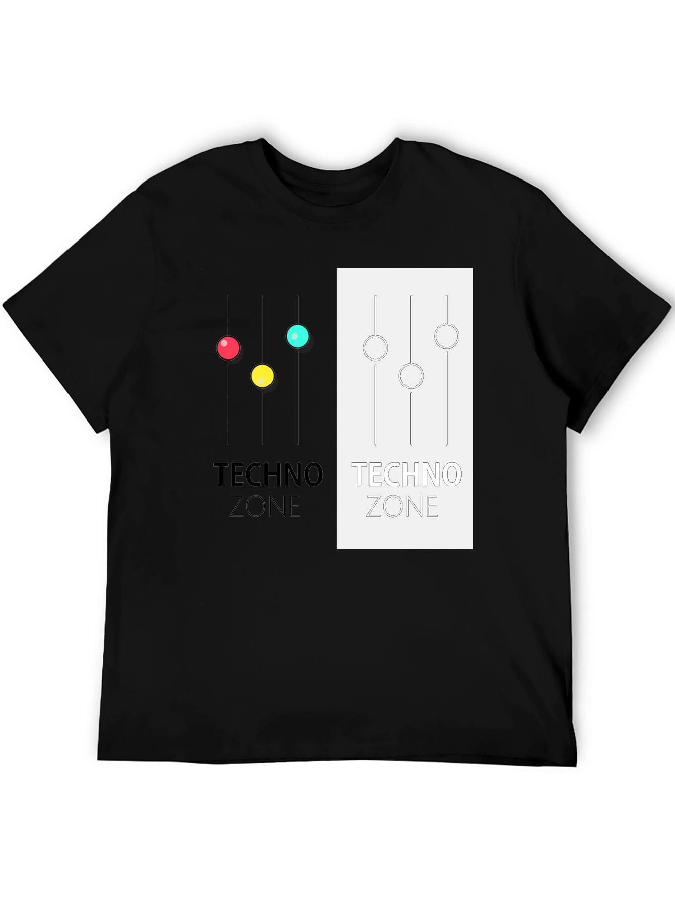 Techno Zone Graphic T-Shirt - Stylish Music Inspired Tee