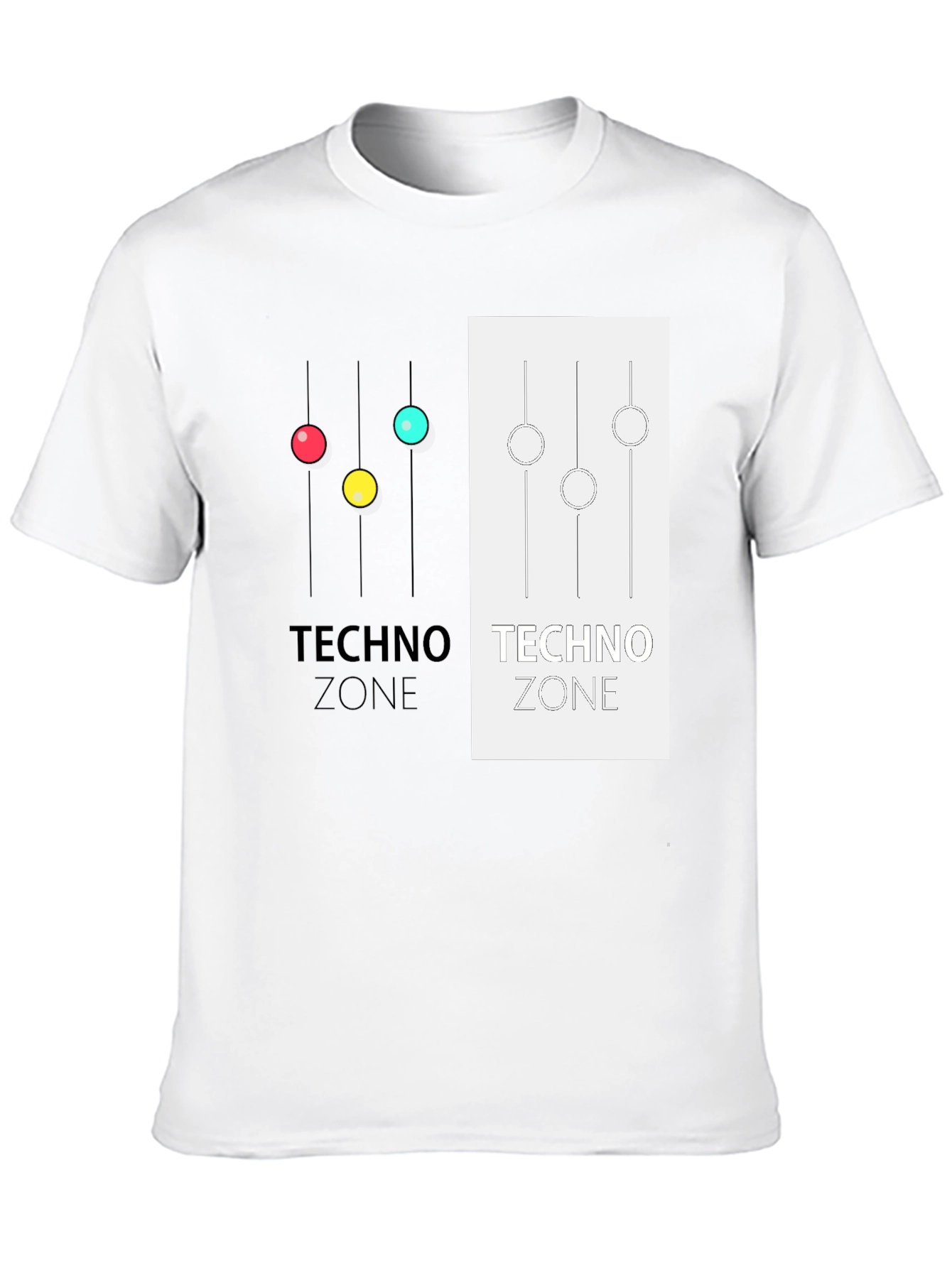 Techno Zone Graphic T-Shirt - Stylish Music Inspired Tee