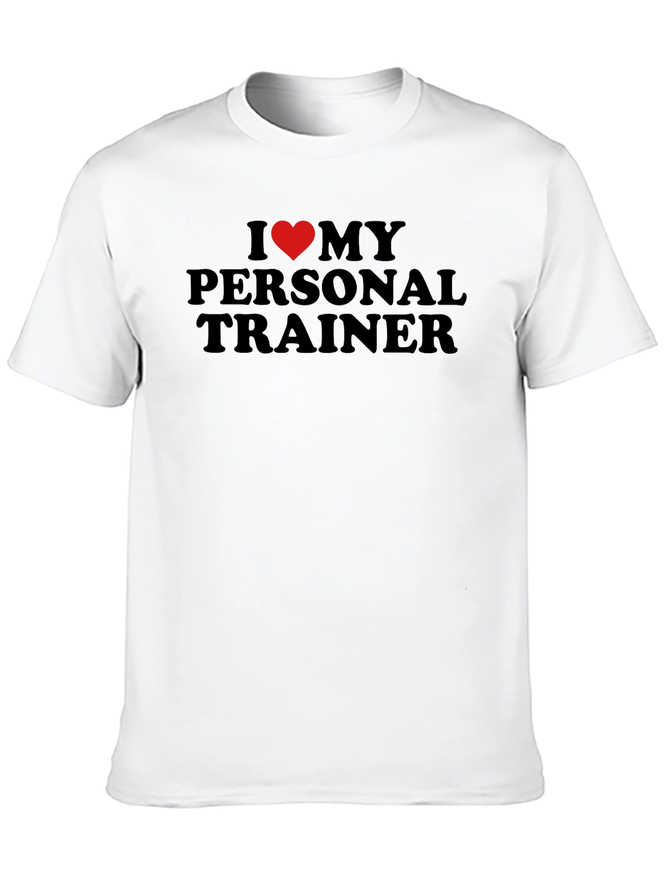 I Heart My Personal Trainer Black T-Shirt