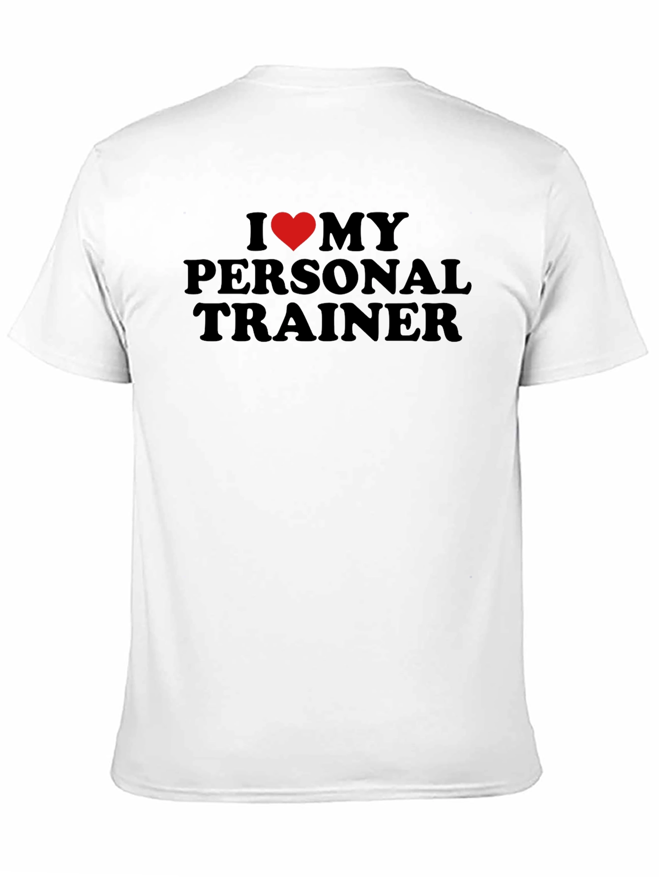 I Heart My Personal Trainer Black T-Shirt