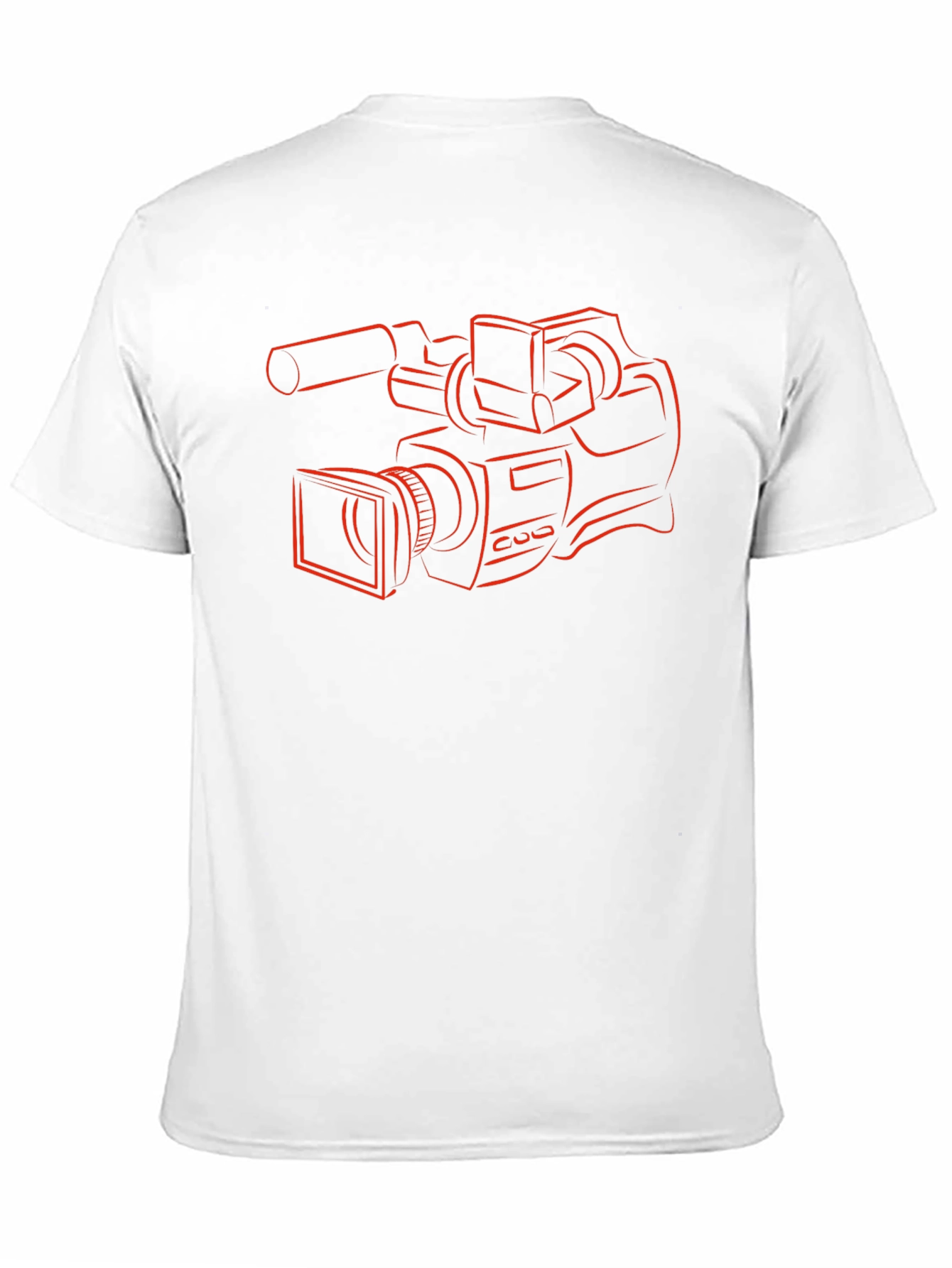 Camera Graphic Tee - Black Cotton T-Shirt