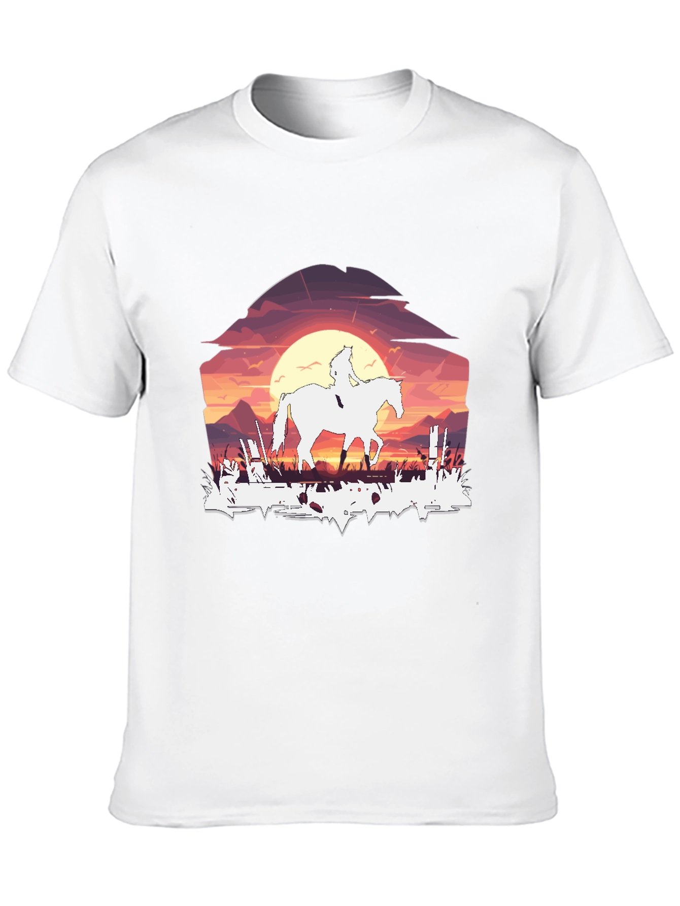 Sunset Rider Graphic Tee - Black