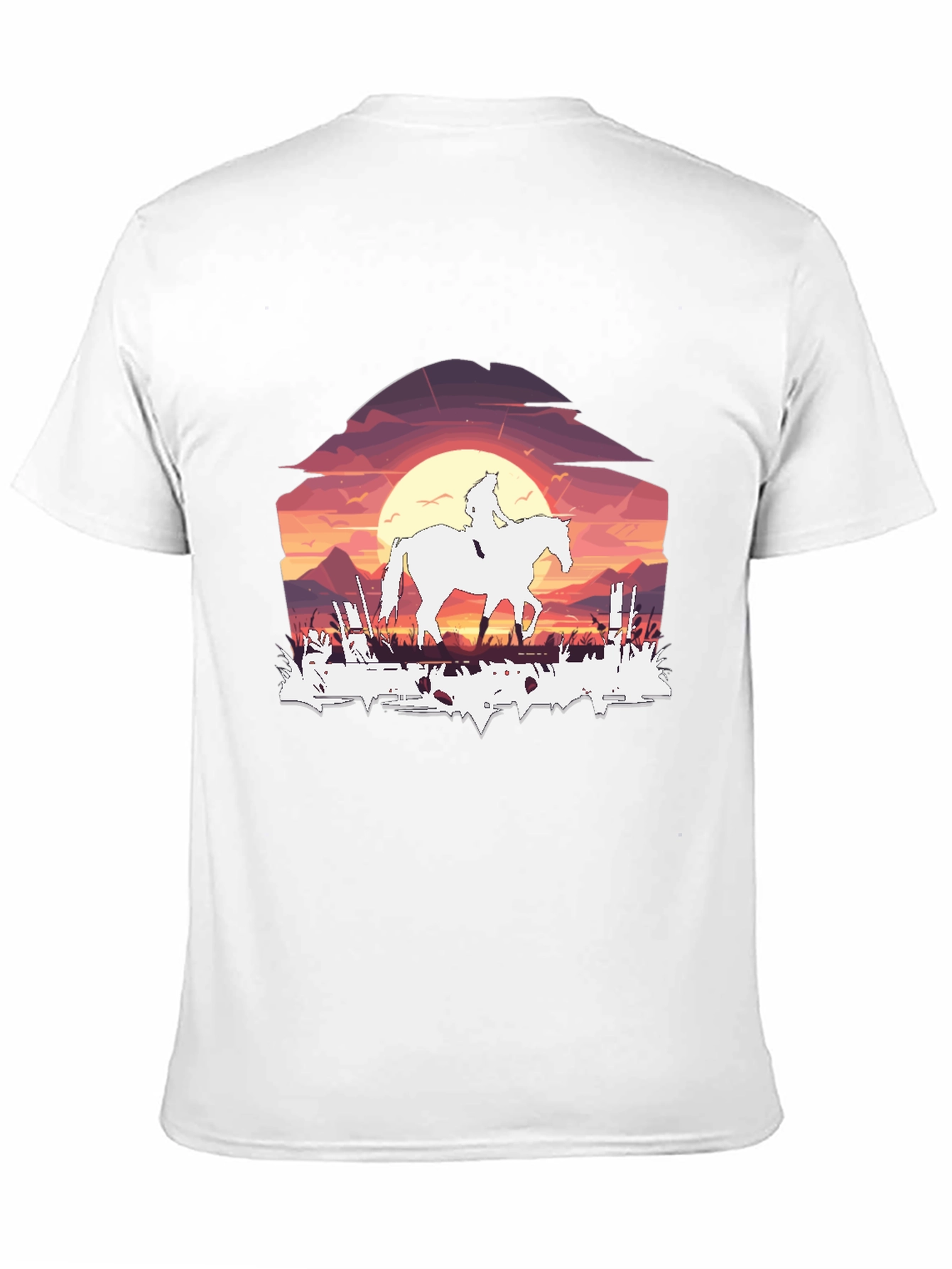 Sunset Rider Graphic Tee - Black