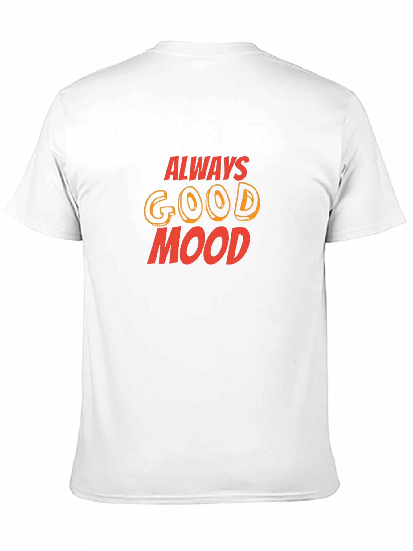 Always Good Mood Graphic Tee - Black Casual T-Shirt