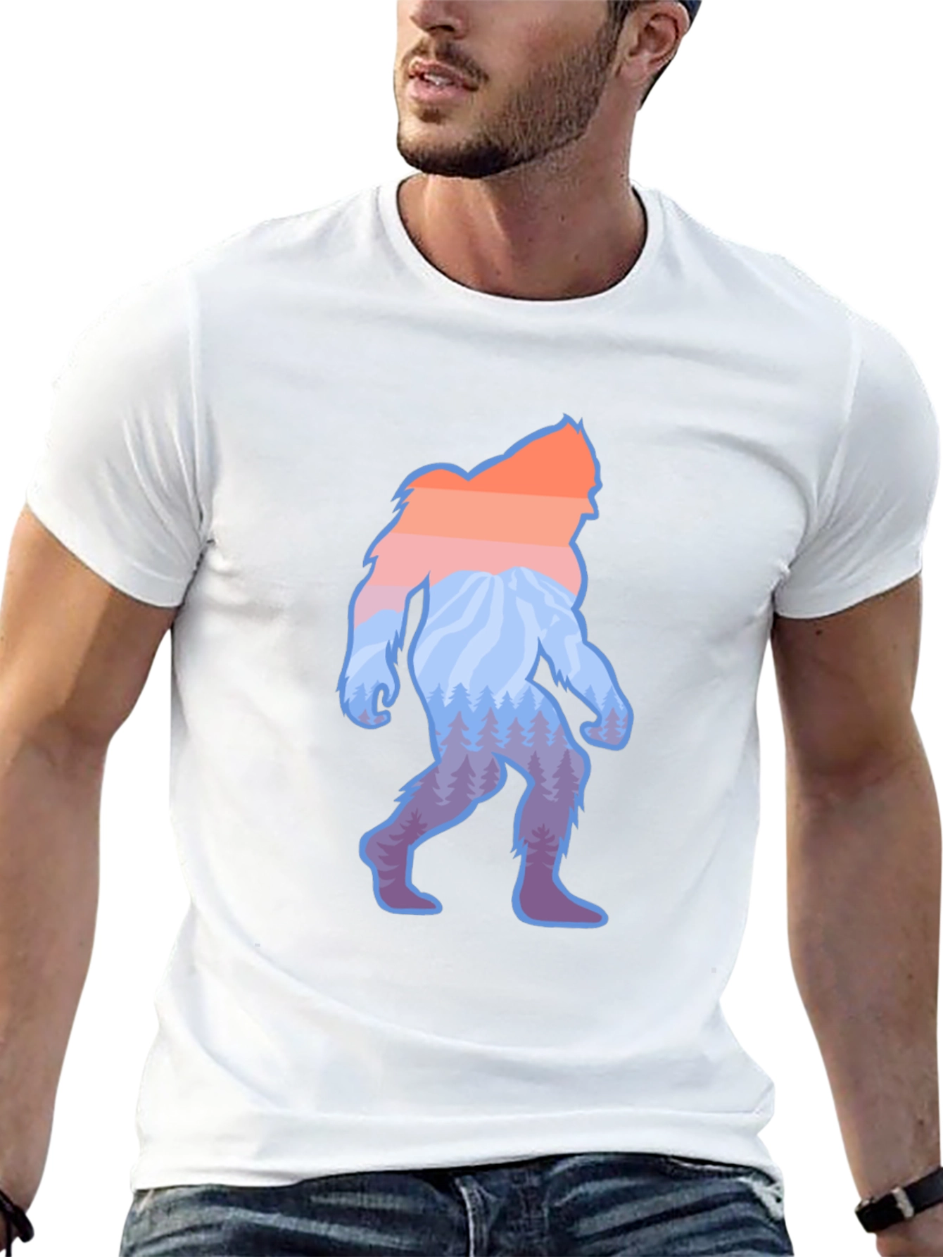 Sasquatch Sunset T-Shirt - Mountain Bigfoot Design
