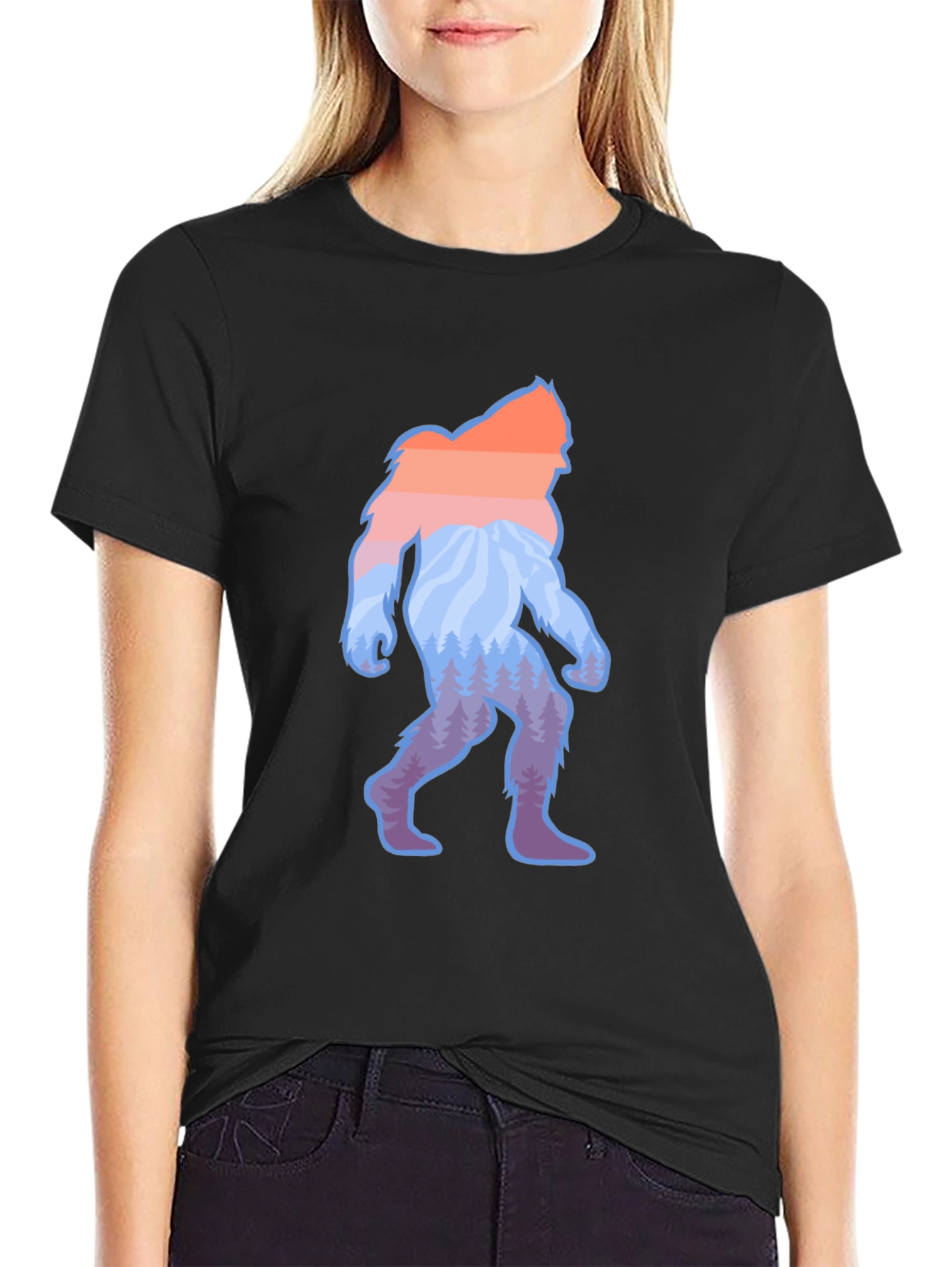 Sasquatch Sunset T-Shirt - Mountain Bigfoot Design