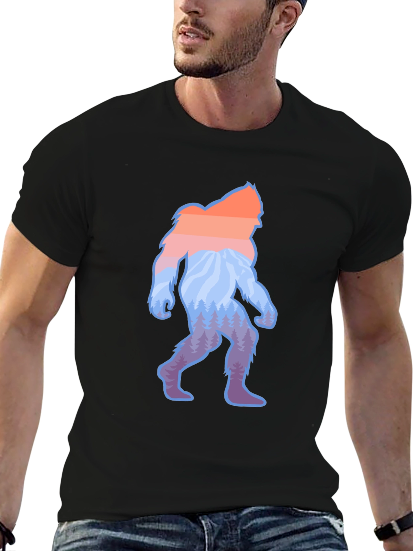 Sasquatch Sunset T-Shirt - Mountain Bigfoot Design