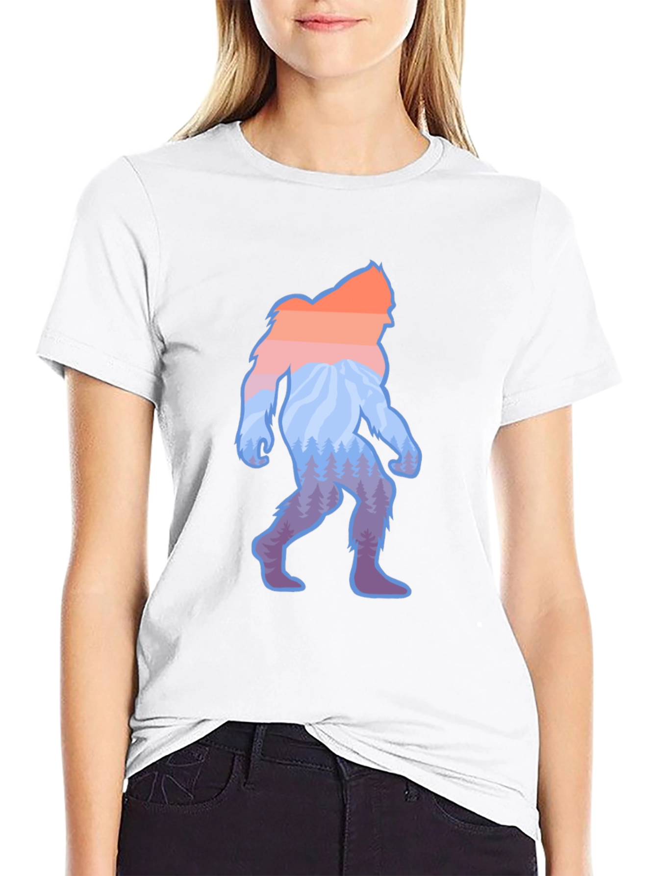 Sasquatch Sunset T-Shirt - Mountain Bigfoot Design