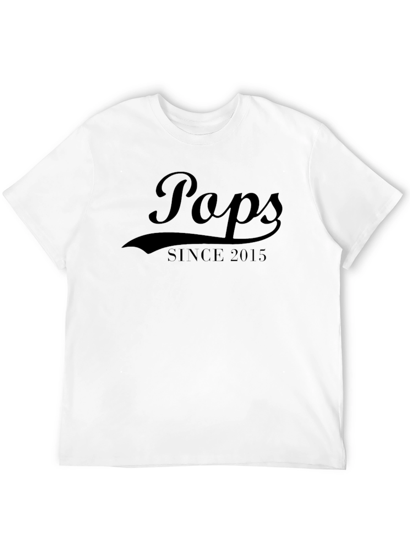 Pops Since 2015 Black T-Shirt