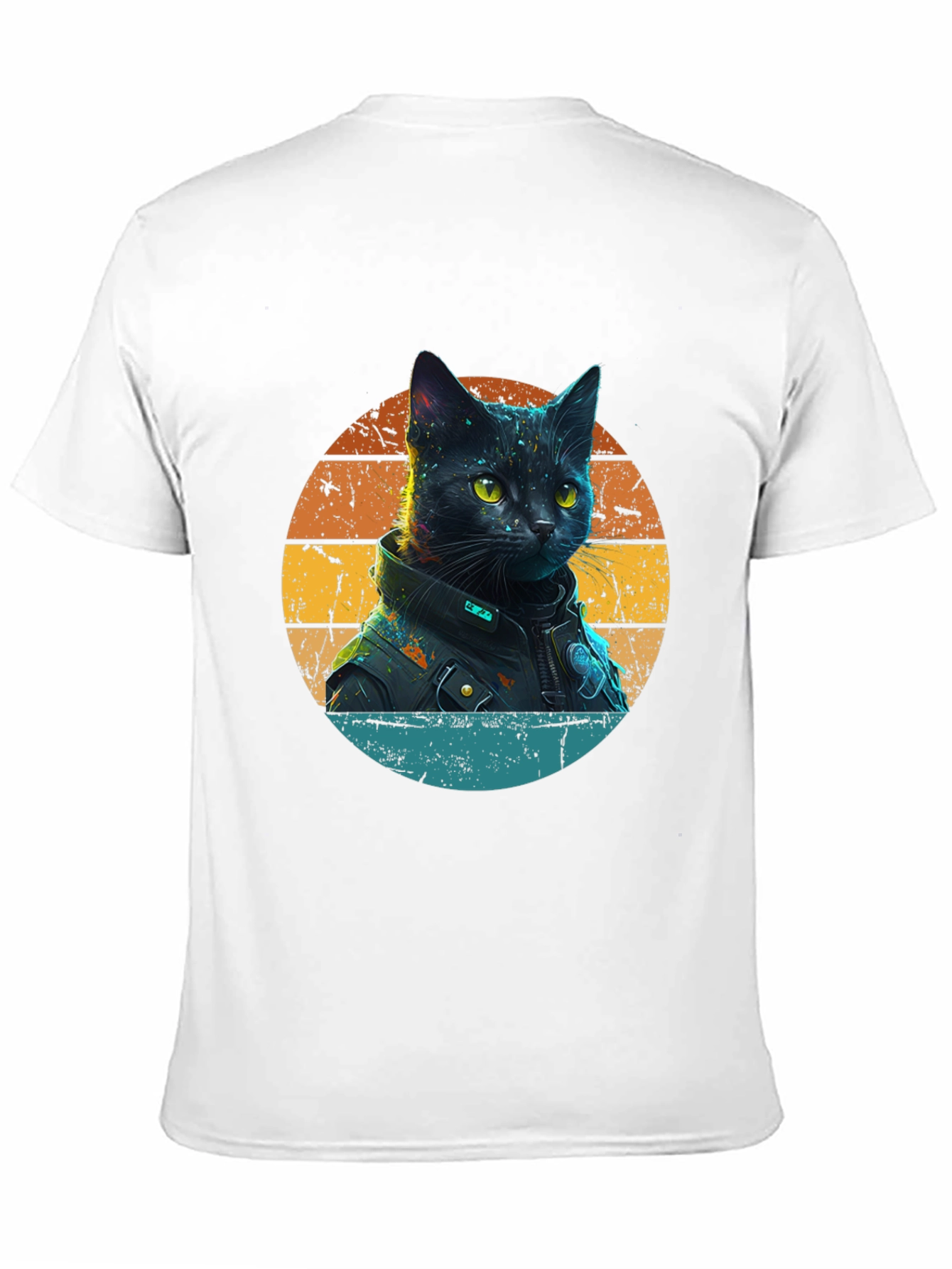 Cool Cat in Jacket T-Shirt