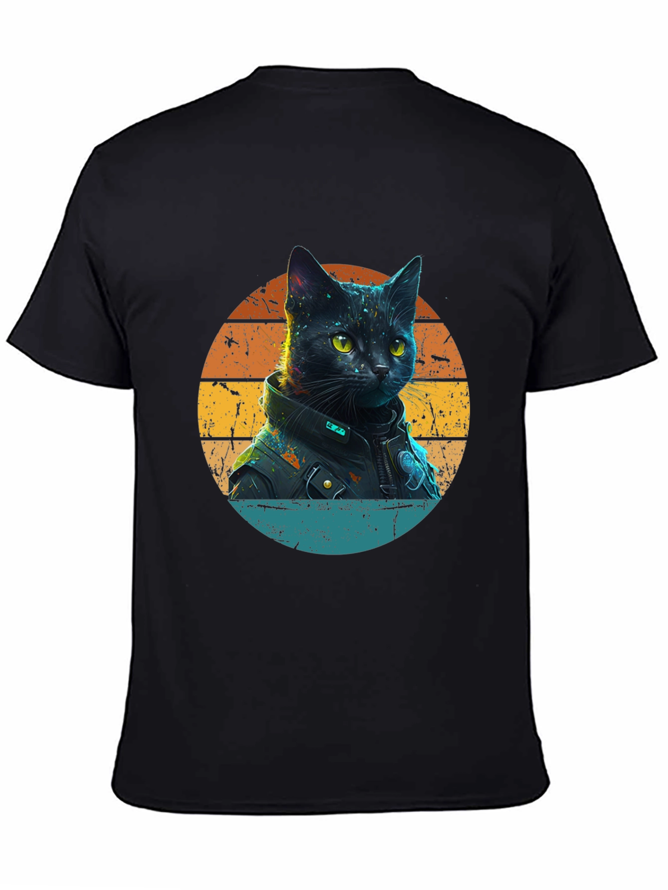 Cool Cat in Jacket T-Shirt