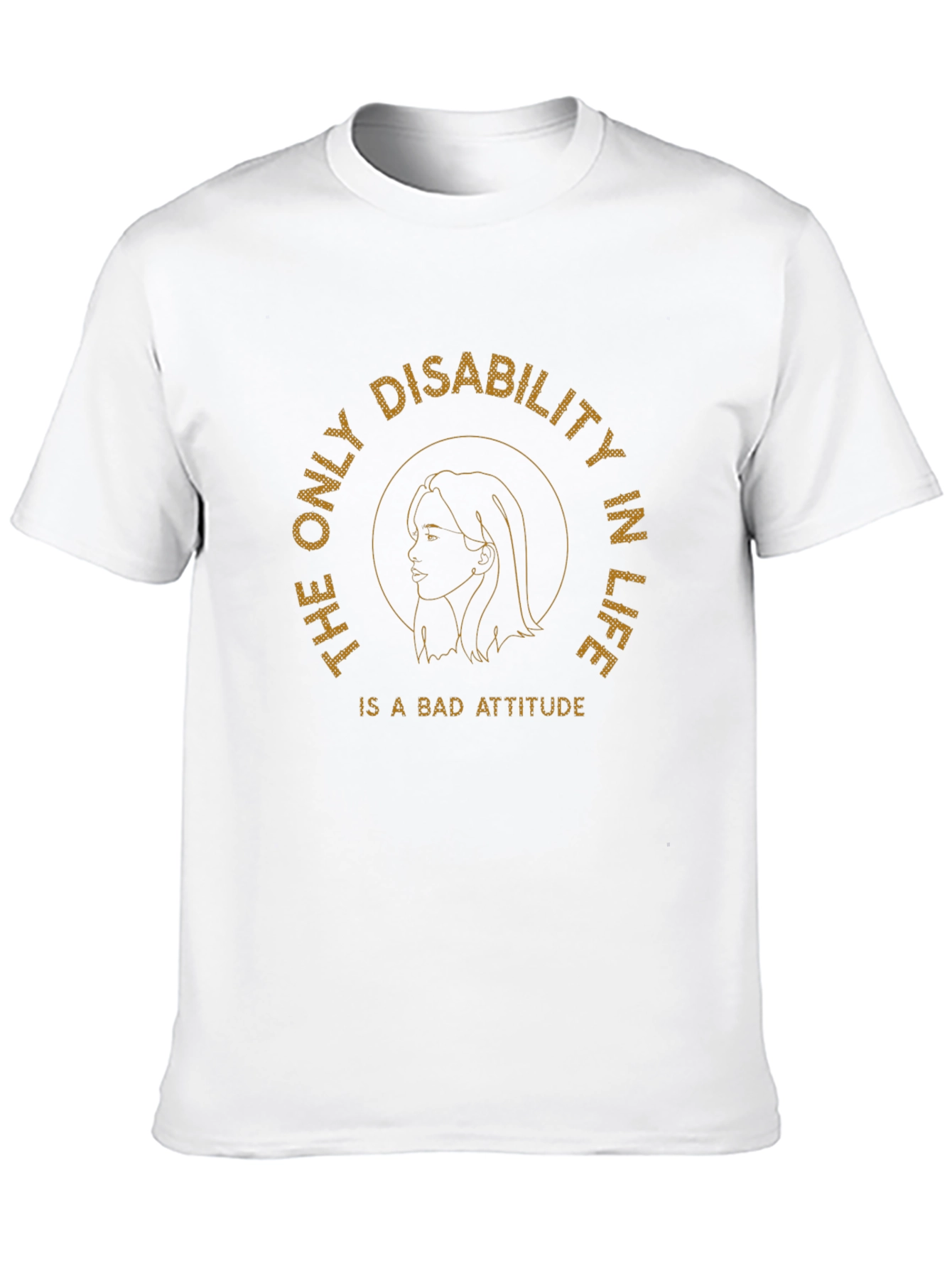 Inspirational Graphic T-Shirt - Bad Attitude