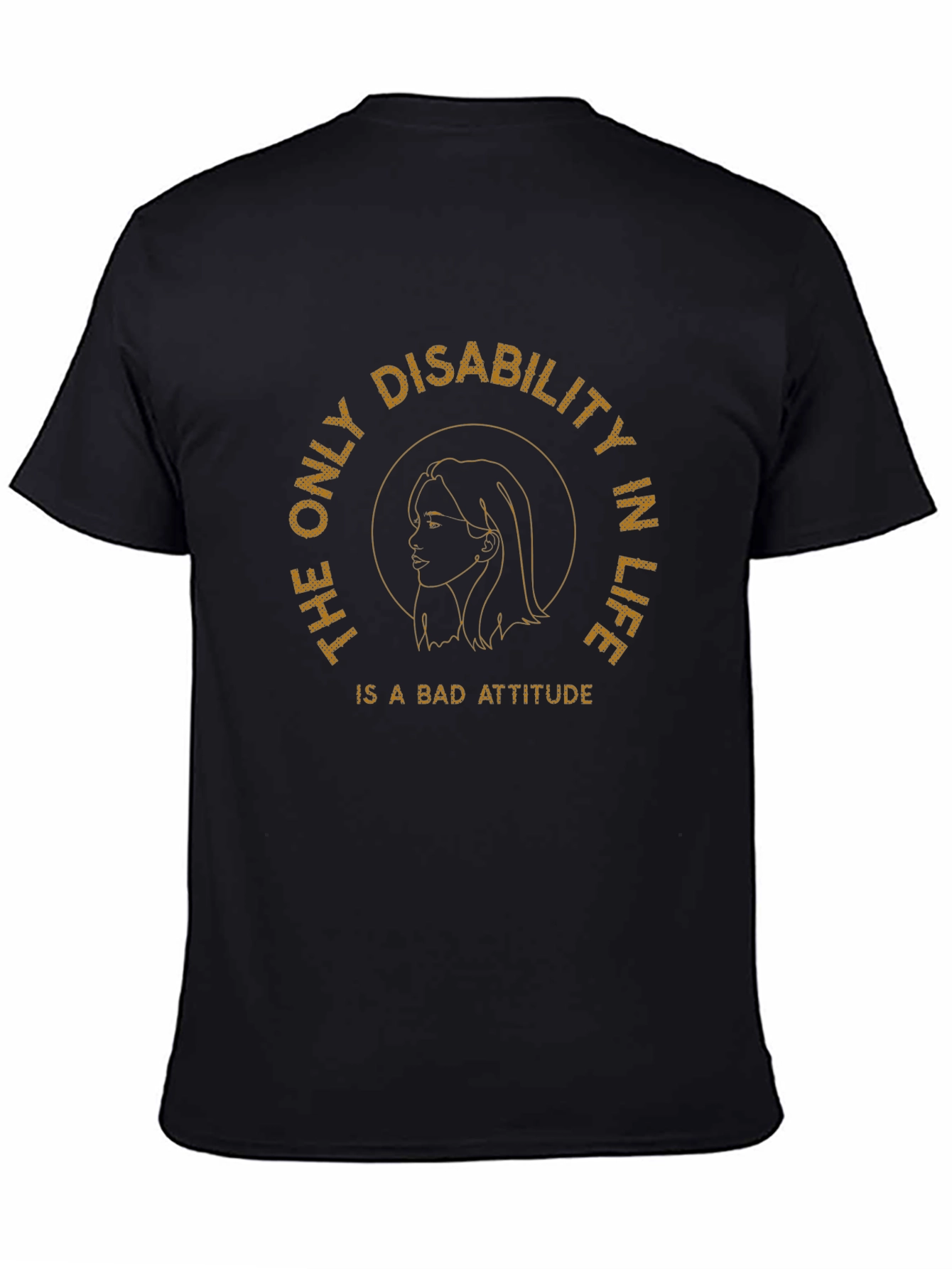 Inspirational Graphic T-Shirt - Bad Attitude