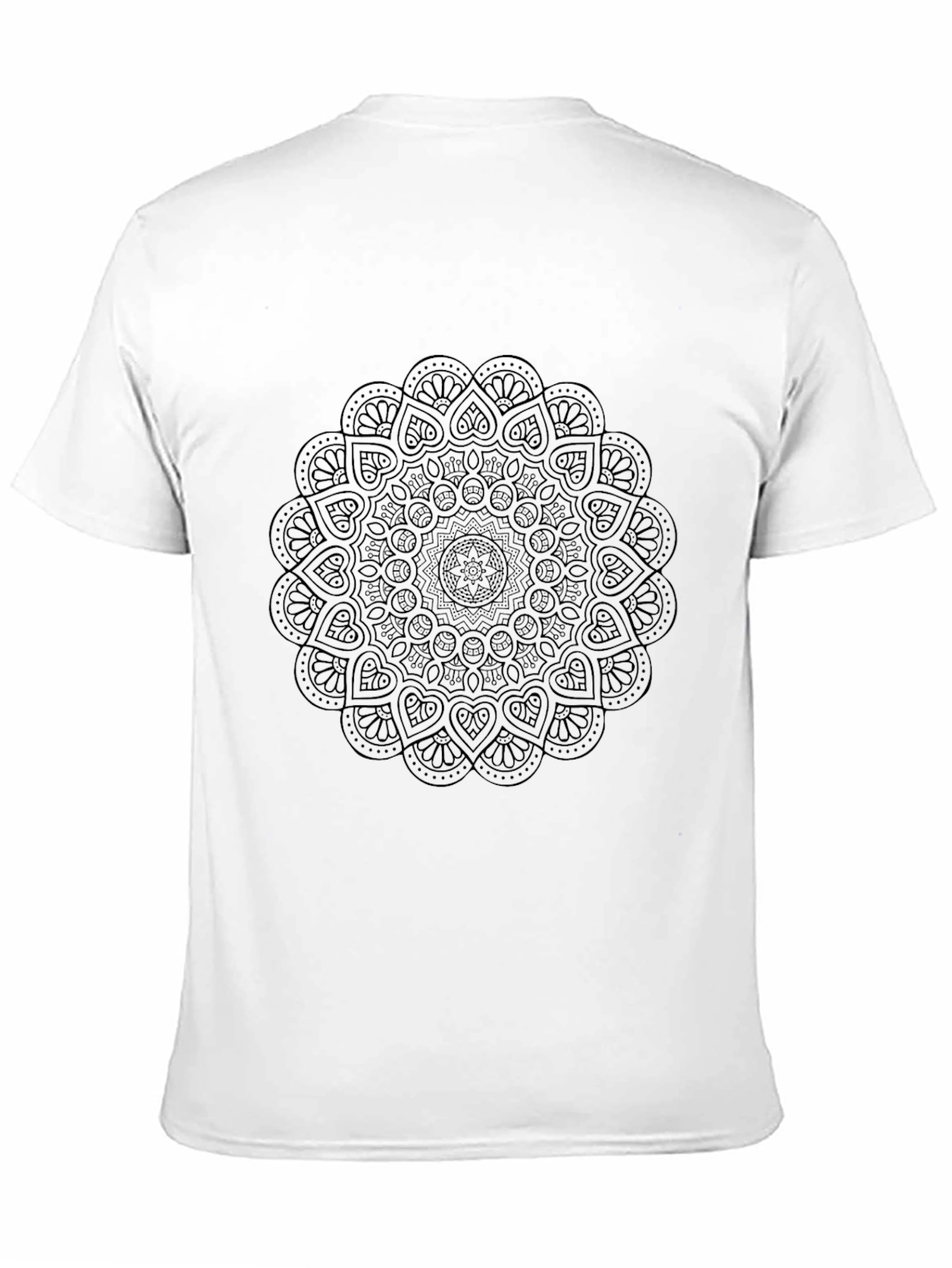 Black Mandala Graphic T-Shirt