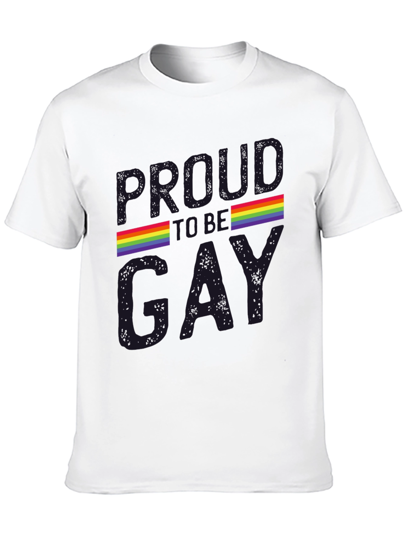 Proud to be Gay Rainbow Pride Graphic Tee