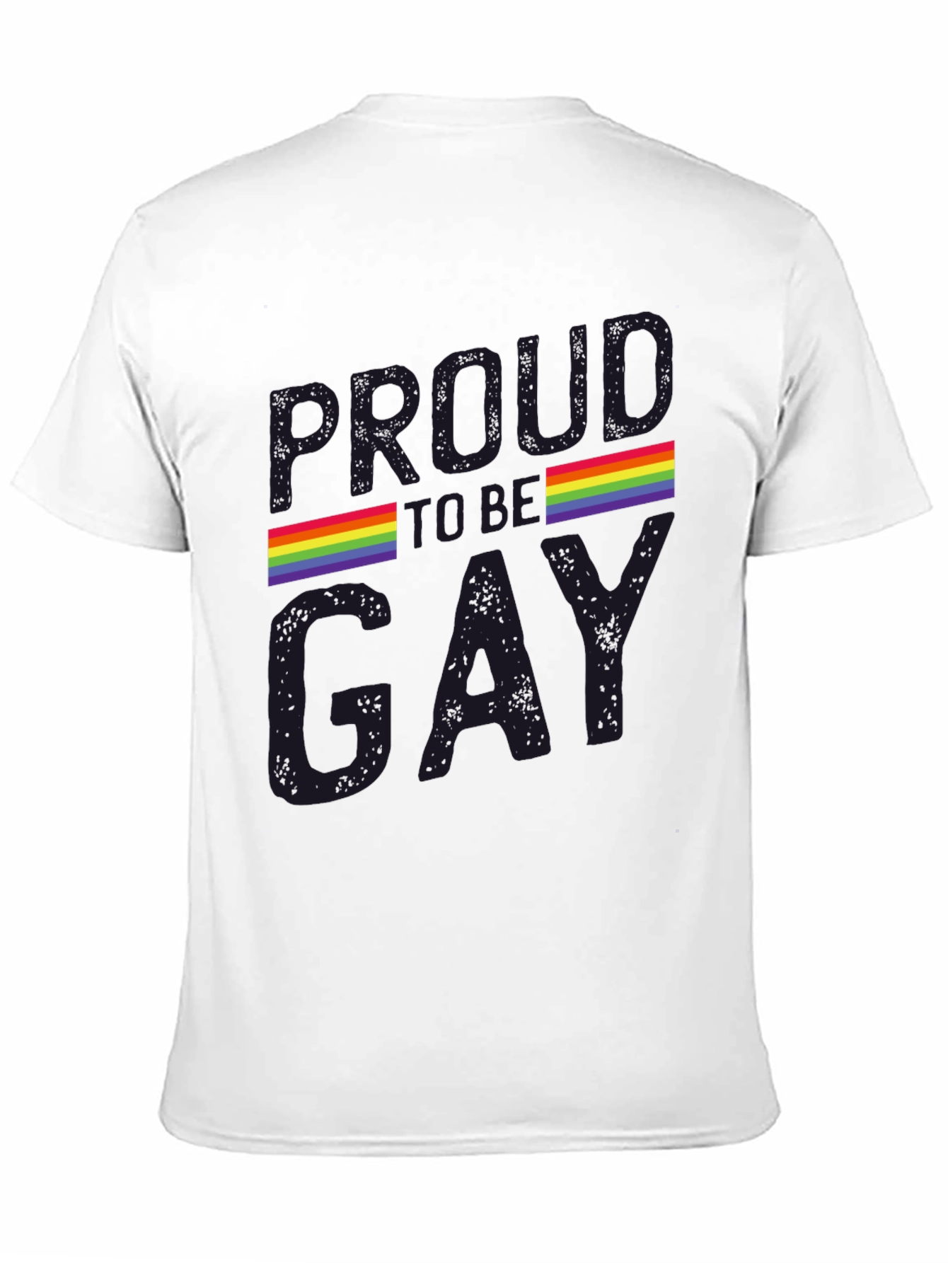 Proud to be Gay Rainbow Pride Graphic Tee