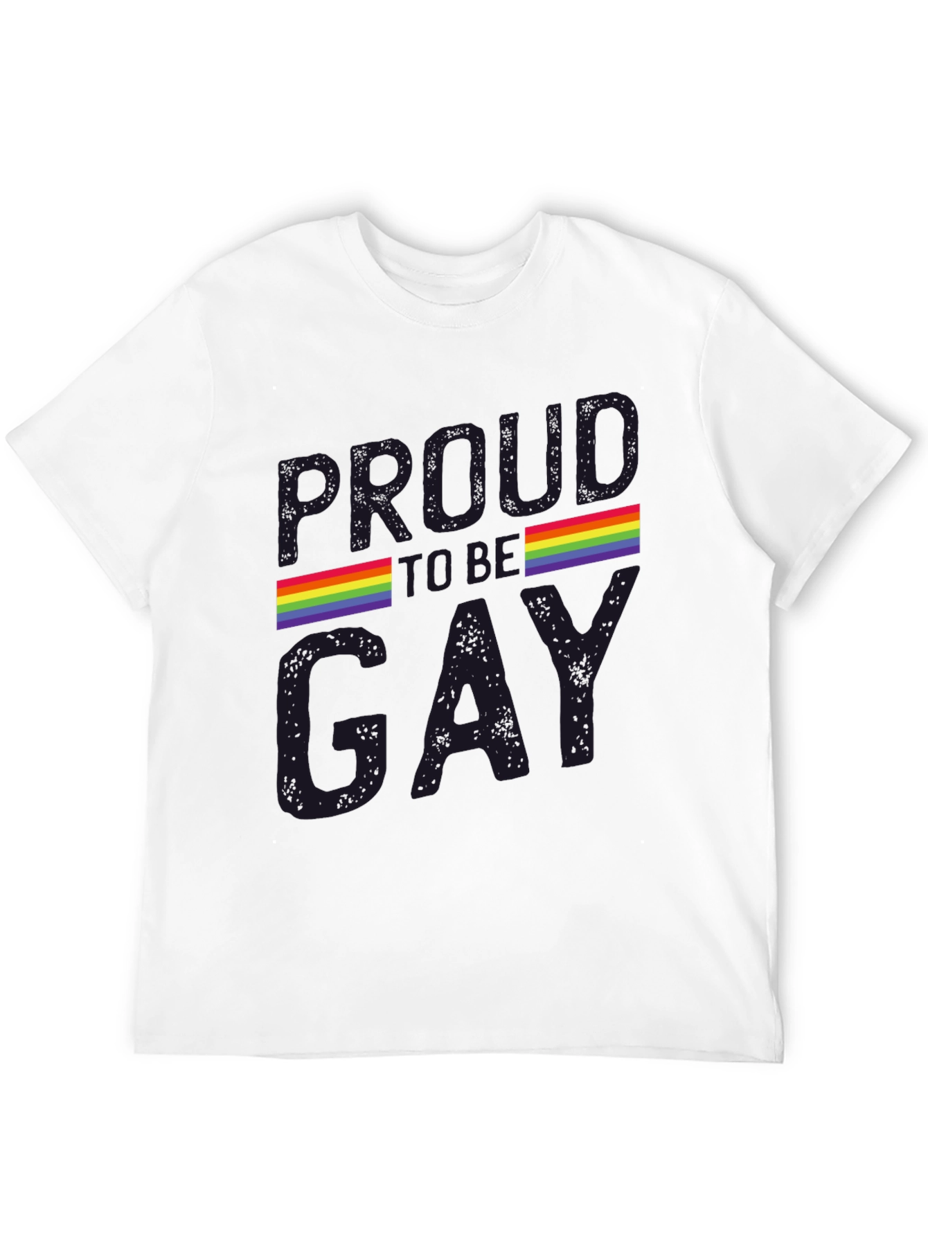 Proud to be Gay Rainbow Pride Graphic Tee
