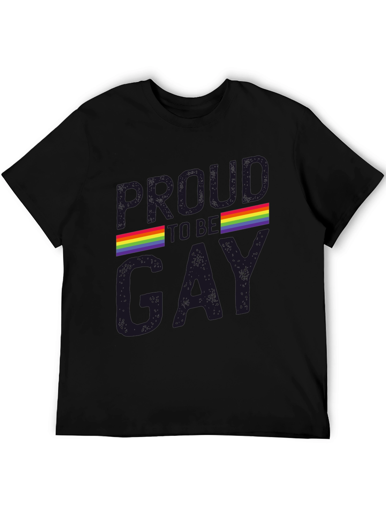 Proud to be Gay Rainbow Pride Graphic Tee