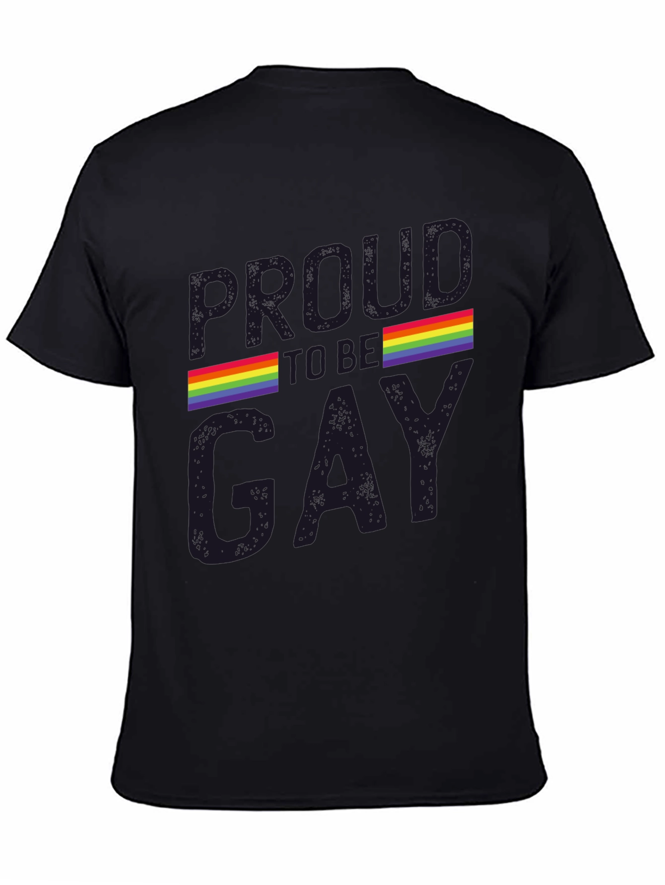 Proud to be Gay Rainbow Pride Graphic Tee