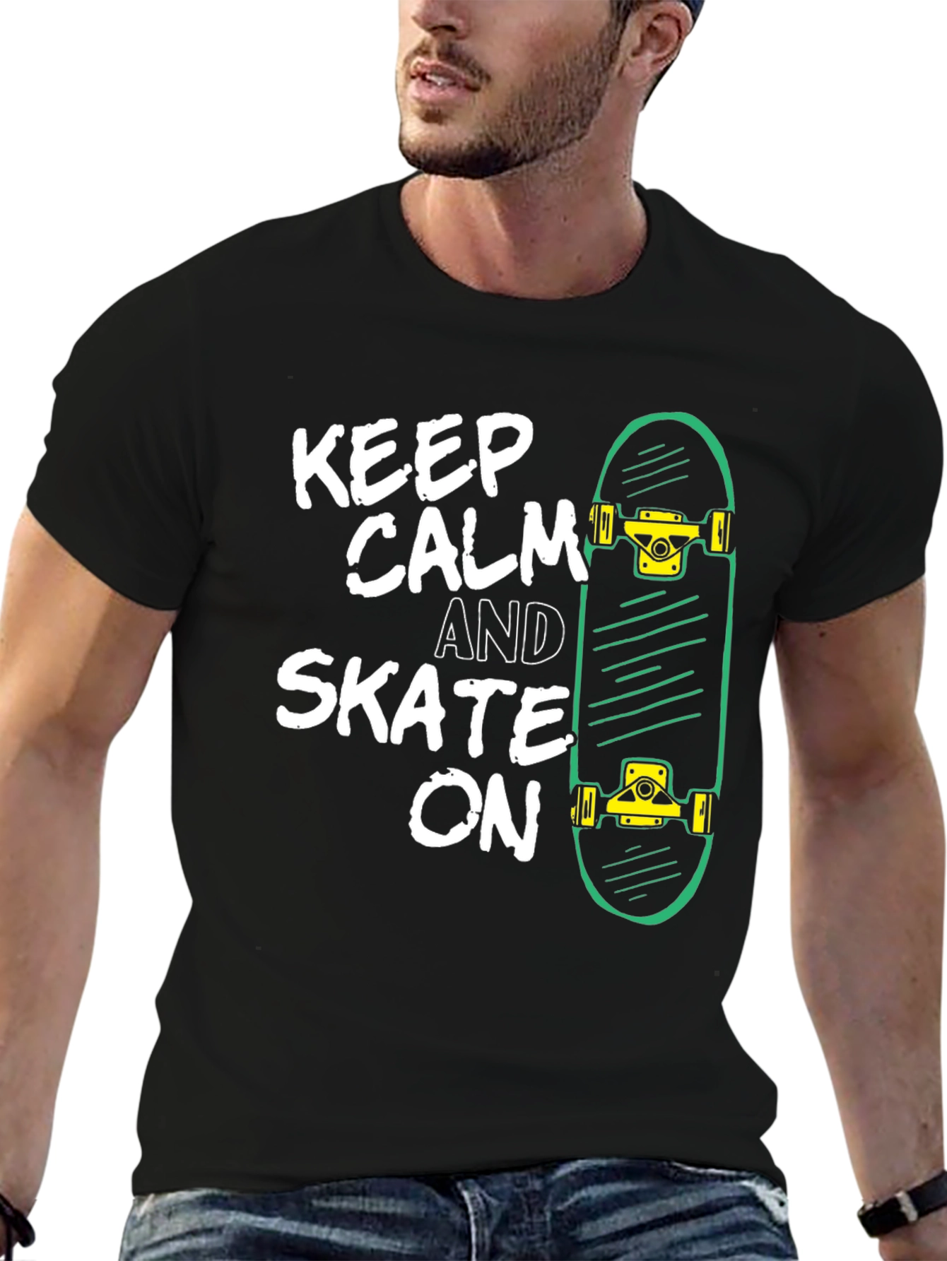 Keep Calm and Skate On T-Shirt
