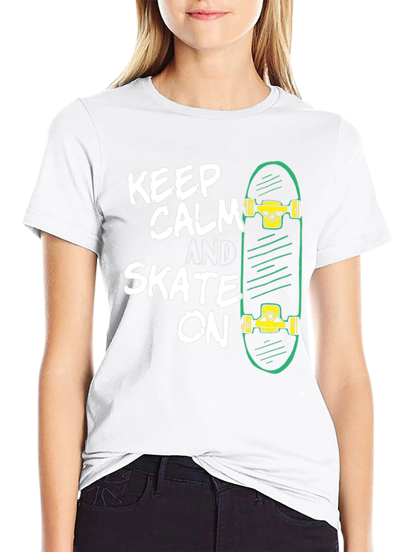 Keep Calm and Skate On T-Shirt