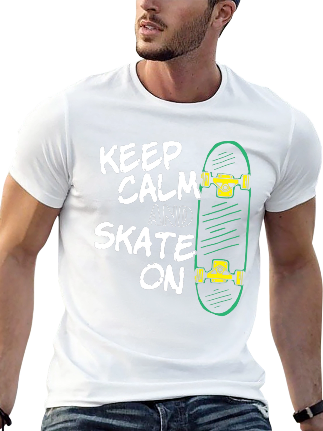 Keep Calm and Skate On T-Shirt