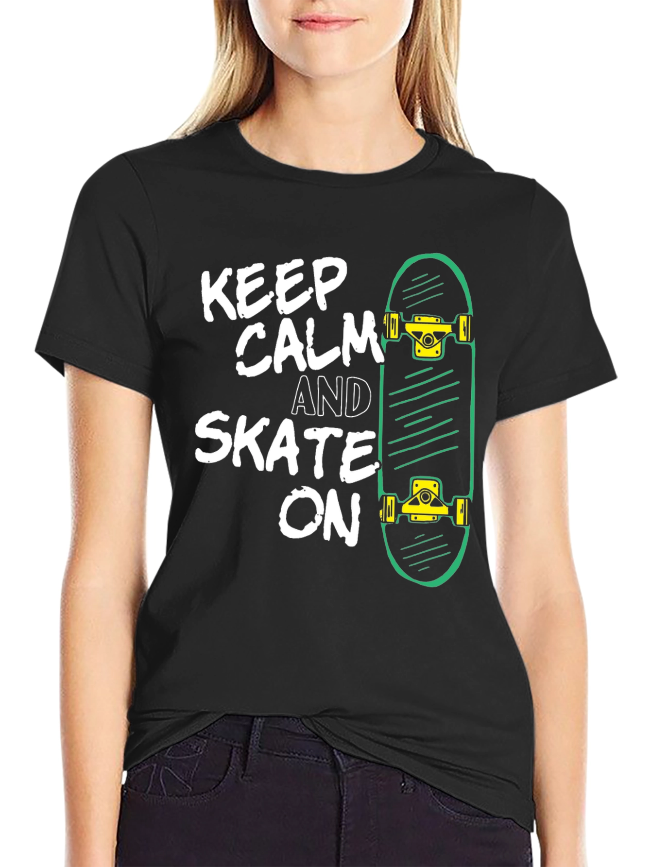 Keep Calm and Skate On T-Shirt