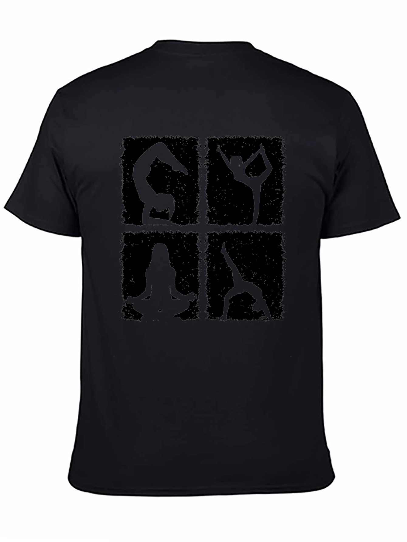 Yoga Pose Graphic Print T-Shirt
