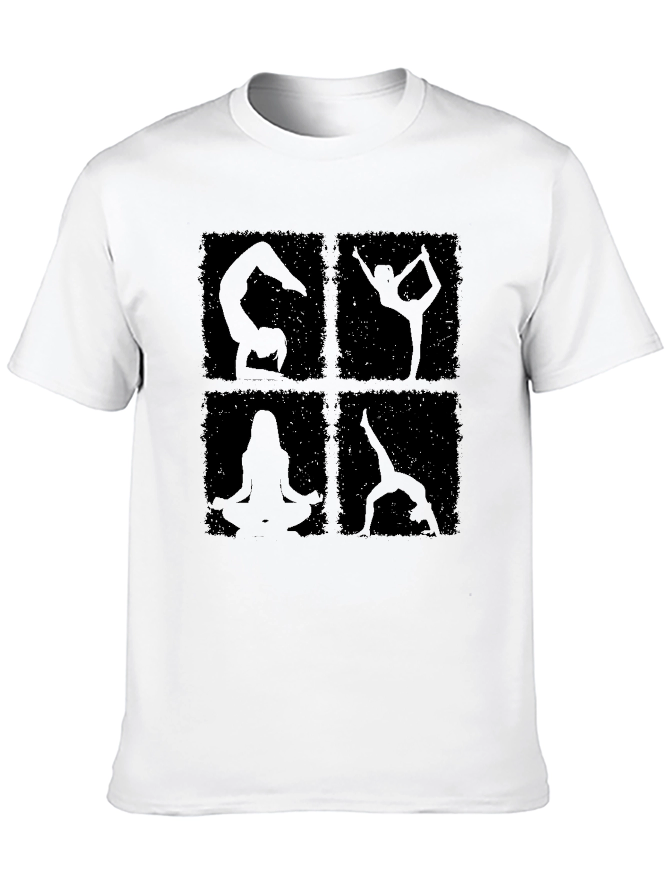 Yoga Pose Graphic Print T-Shirt