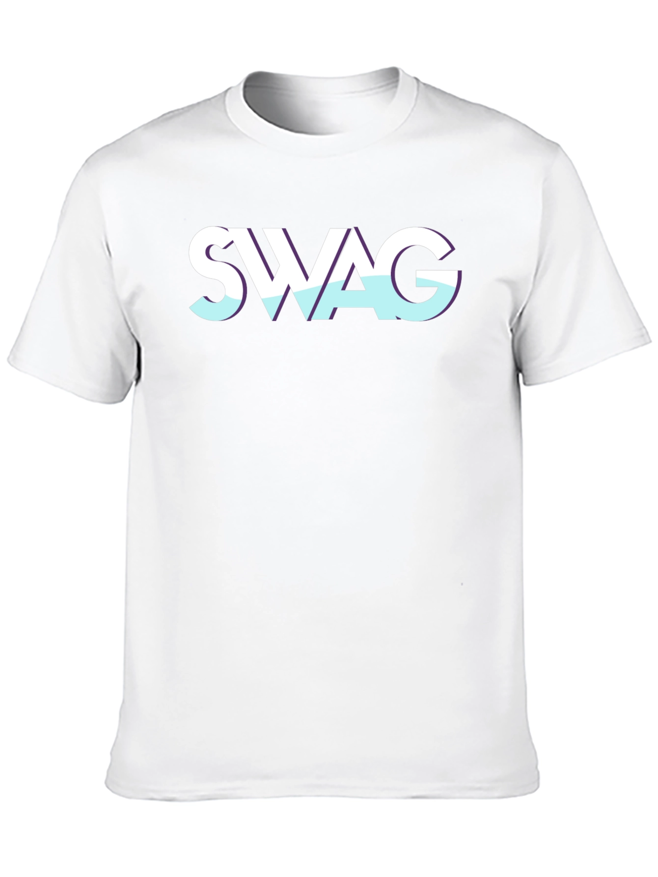 Swag Graphic Tee - Cool Black T-Shirt