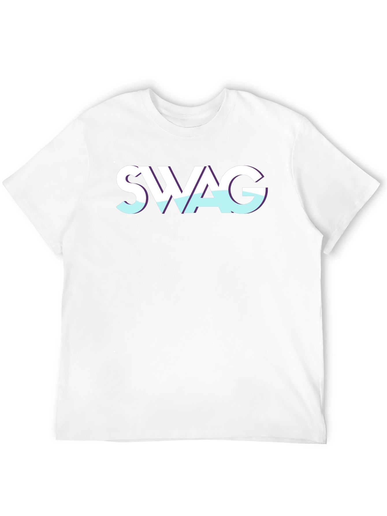 Swag Graphic Tee - Cool Black T-Shirt