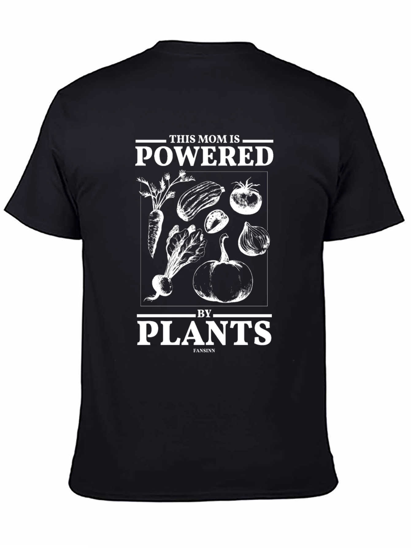 Powered by Plants Mom Graphic Tee