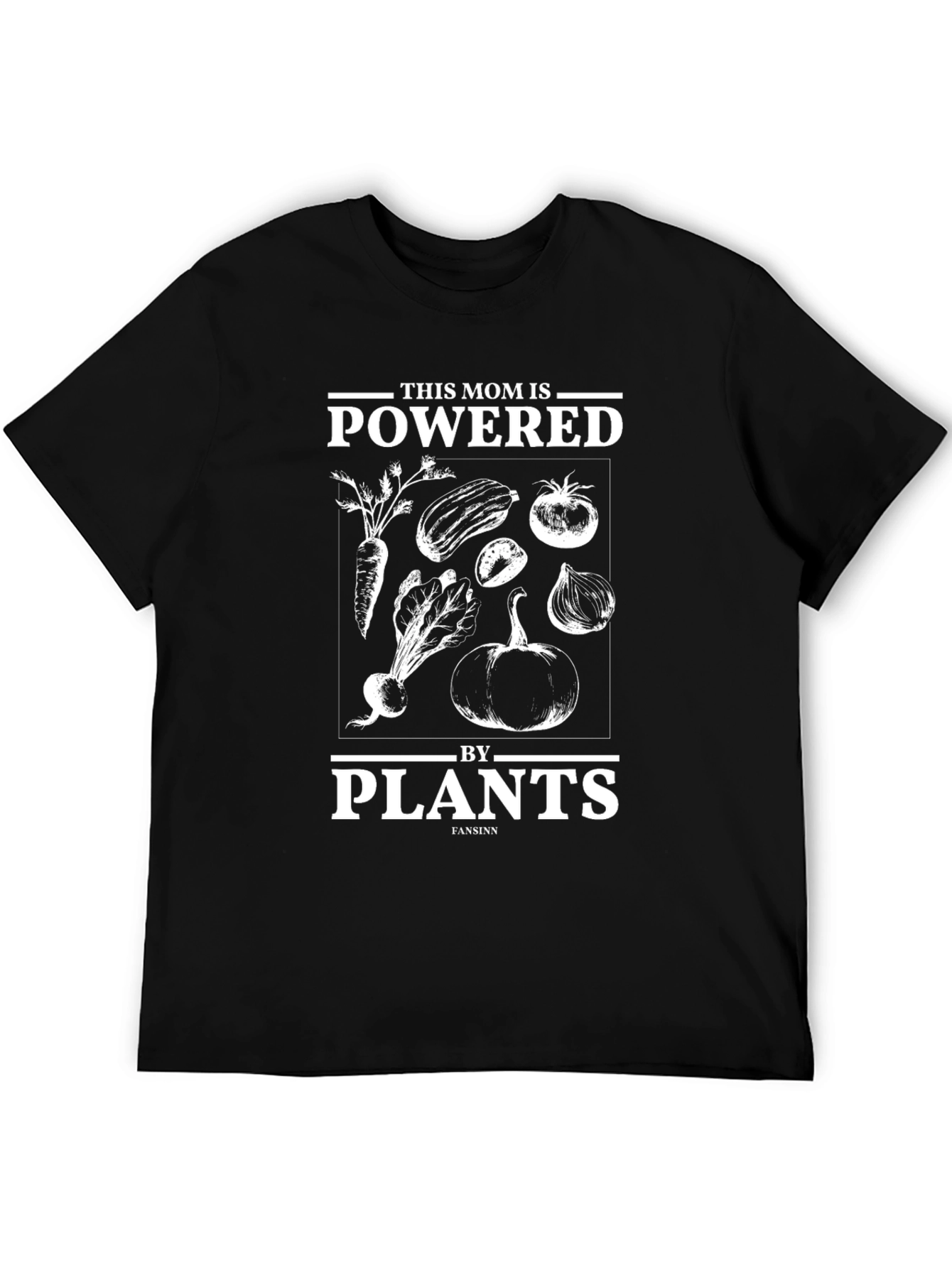 Powered by Plants Mom Graphic Tee