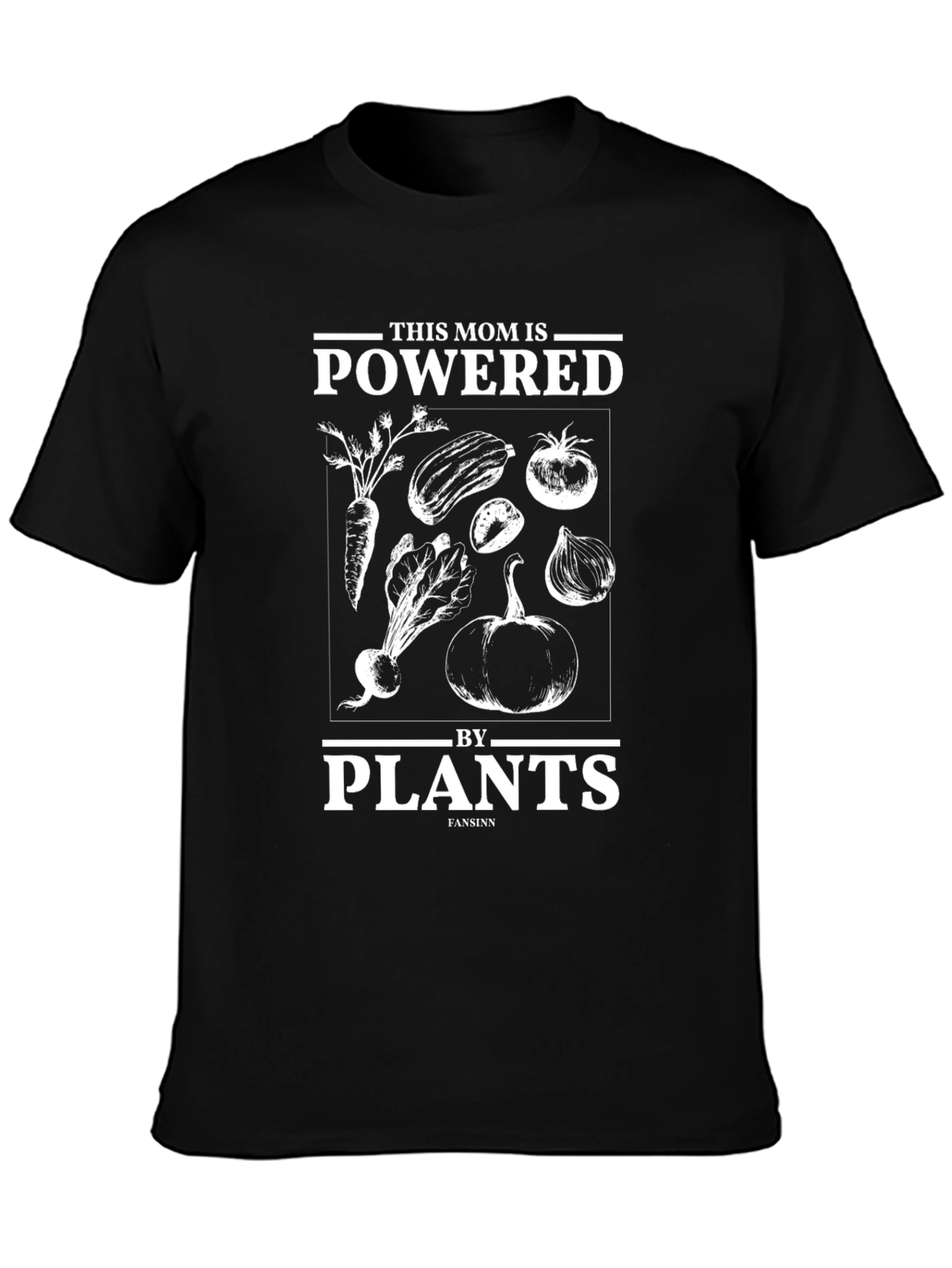 Powered by Plants Mom Graphic Tee