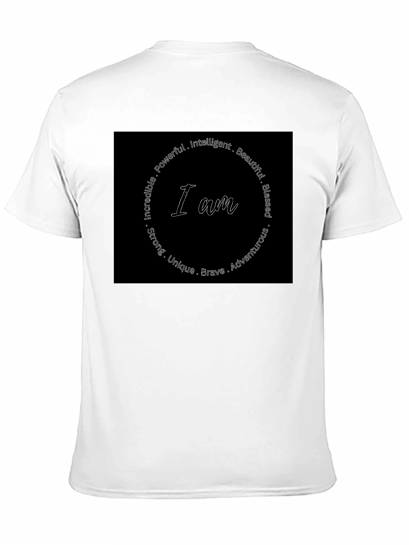 I Am Affirmations Graphic Tee - Black