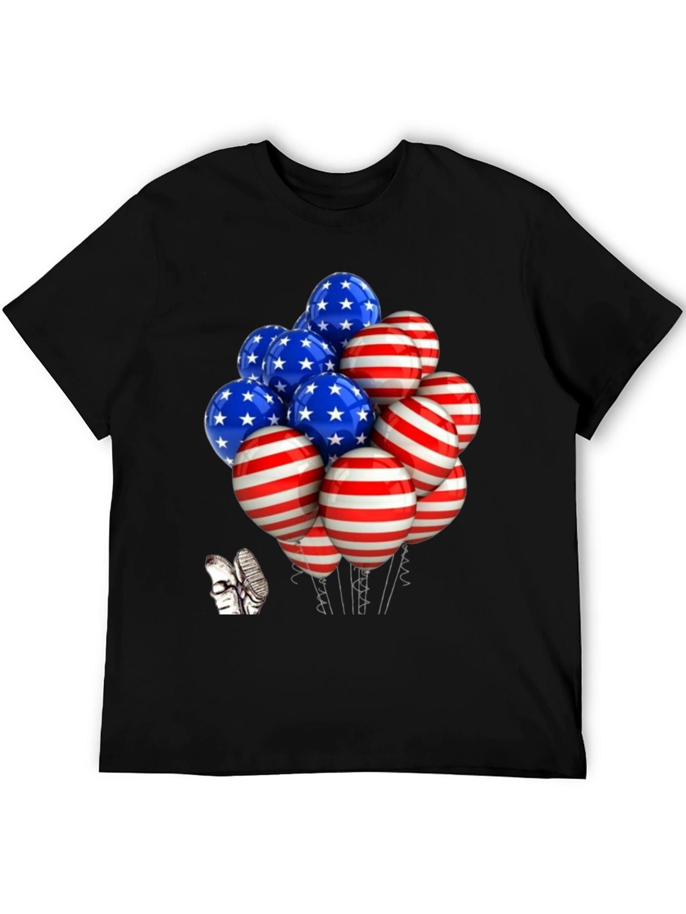 Patriotic Balloon Graphic Tee - USA Pride