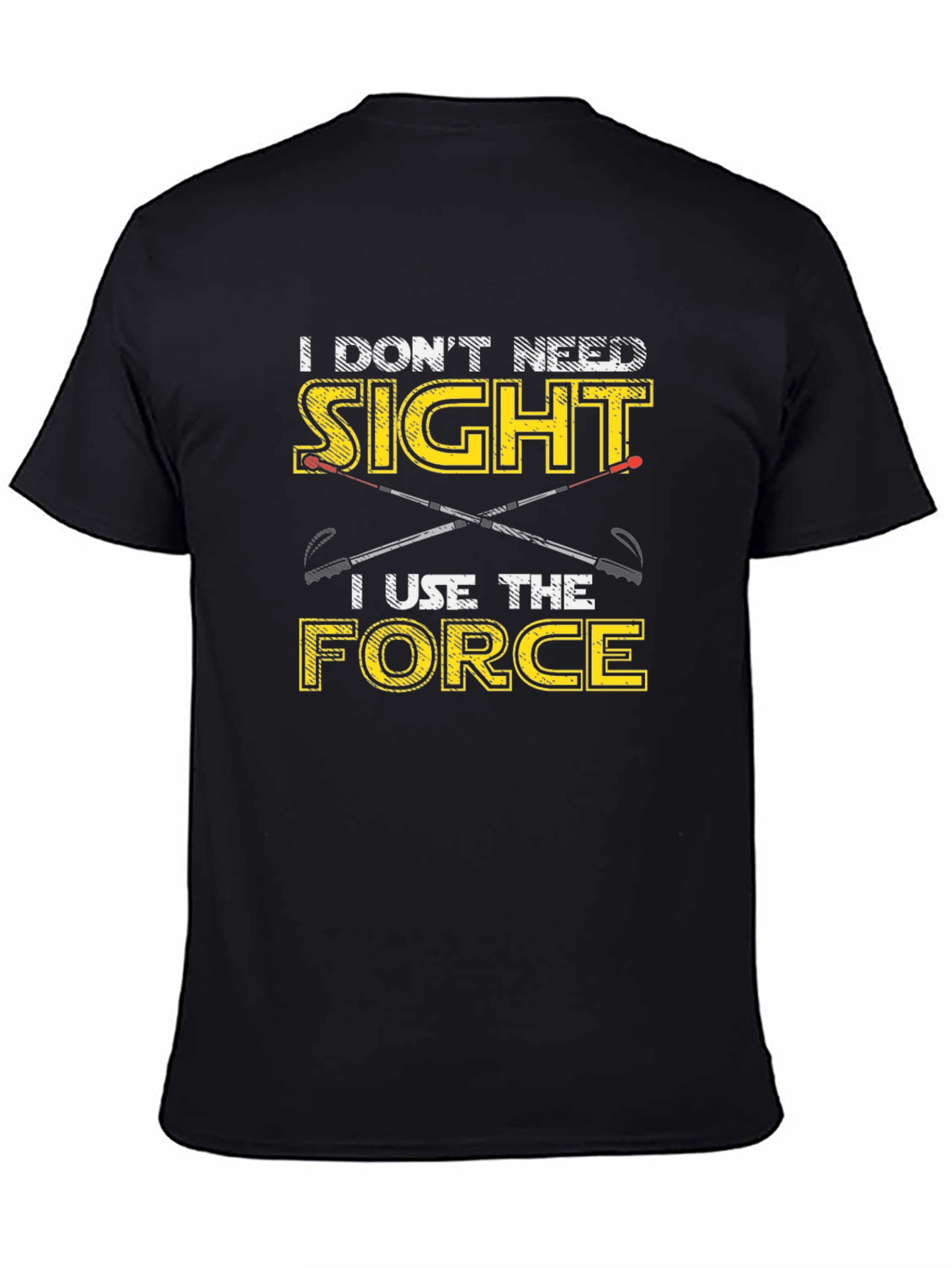 Funny Blind T-Shirt - I Use The Force