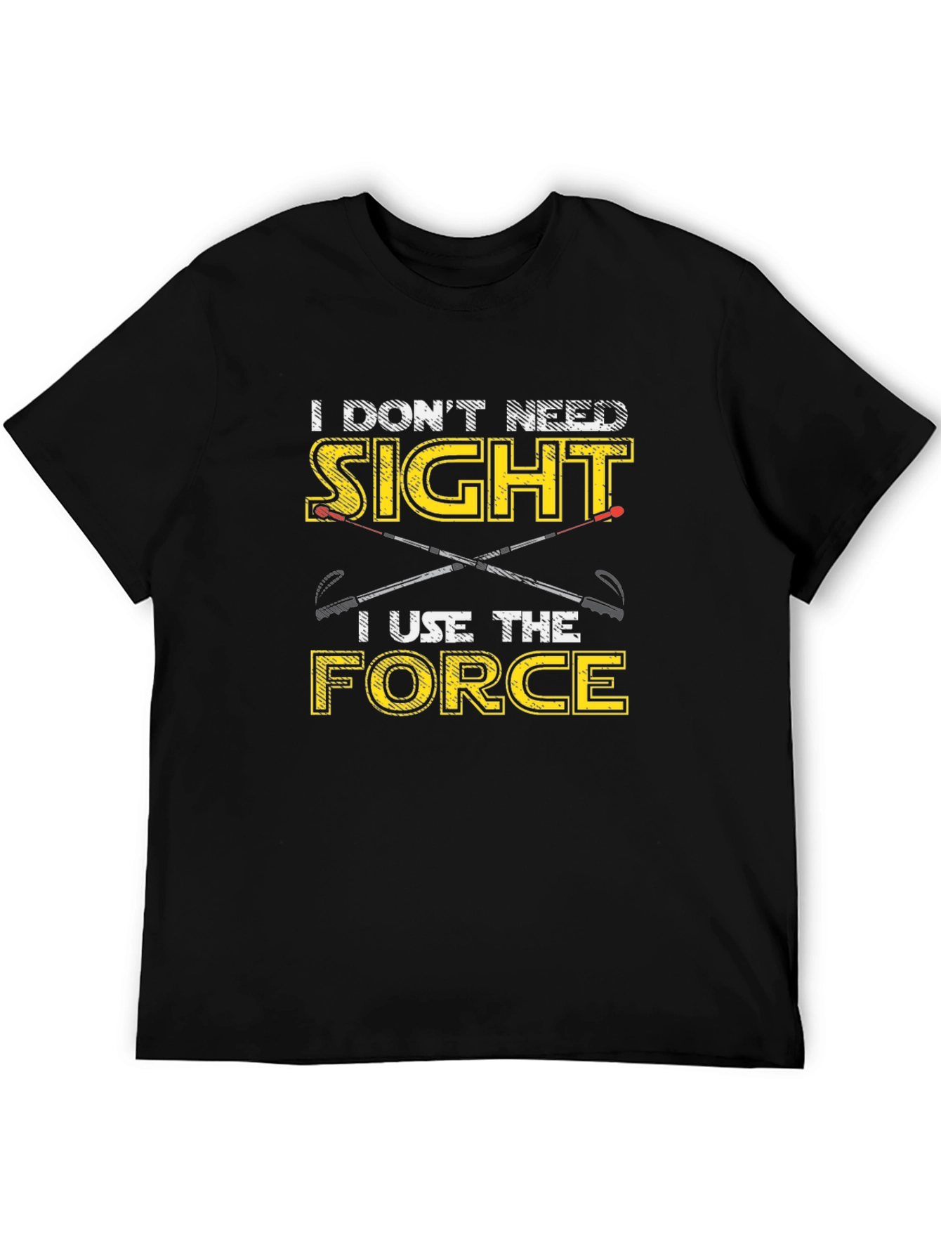 Funny Blind T-Shirt - I Use The Force