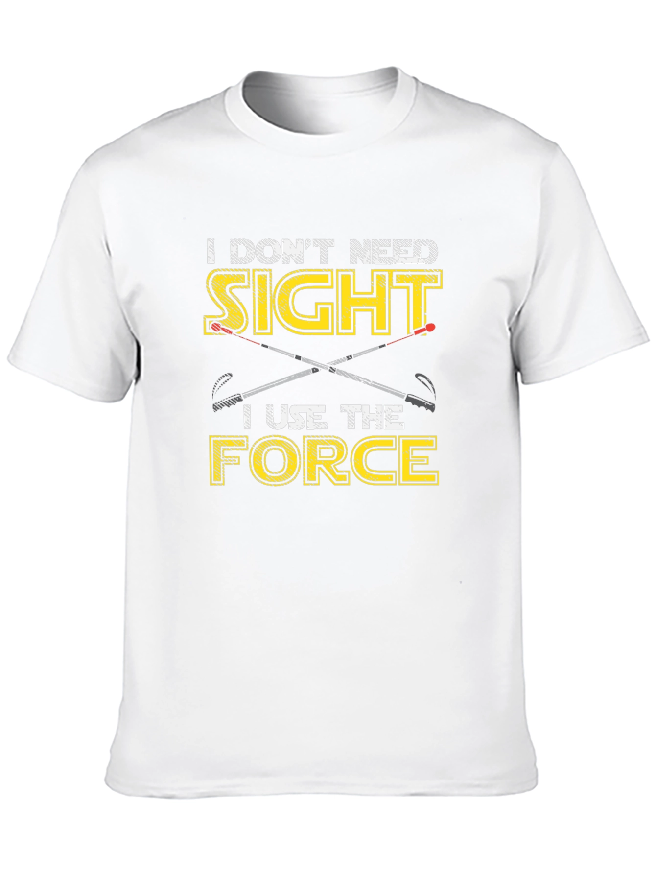 Funny Blind T-Shirt - I Use The Force