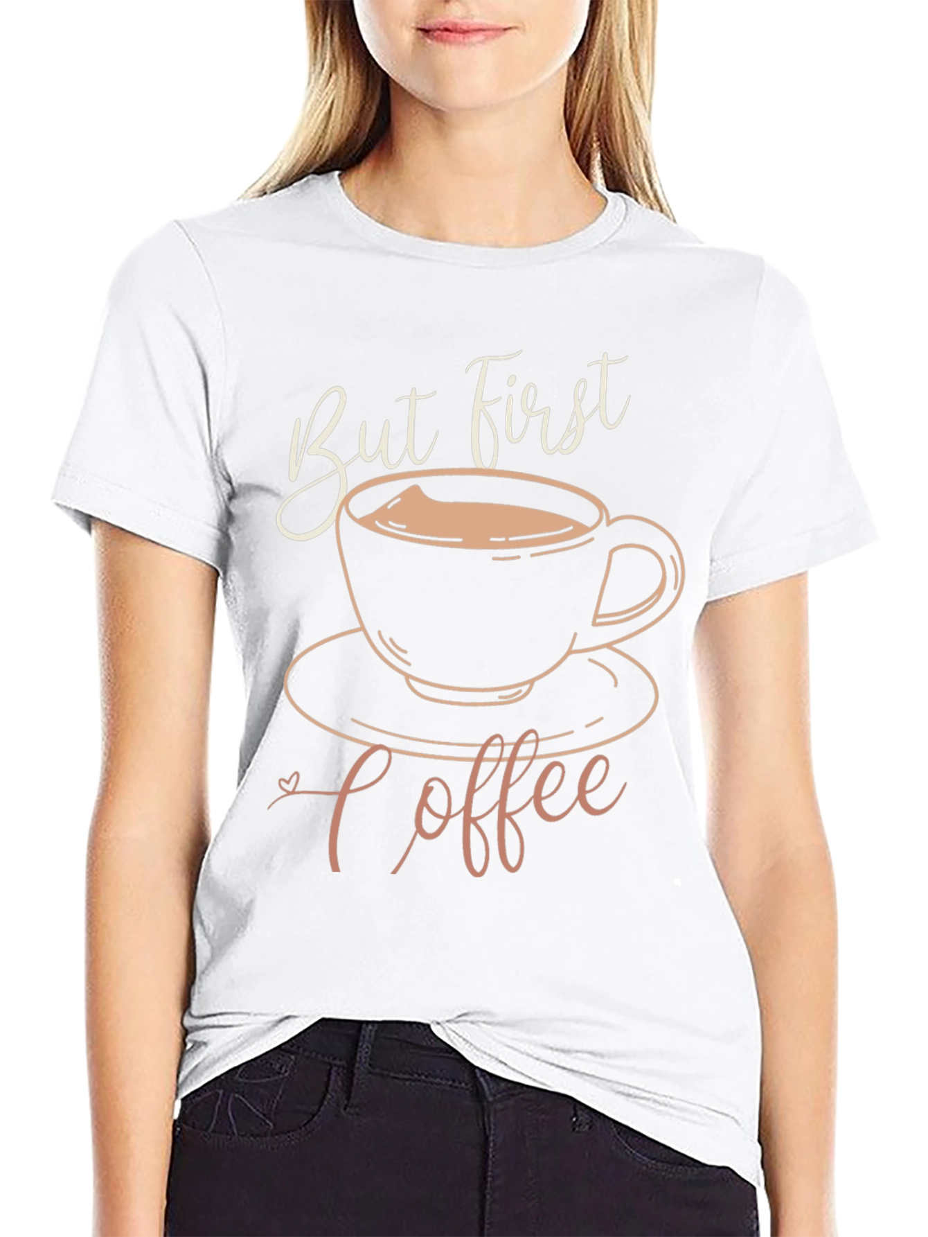 But First Coffee Graphic T-Shirt