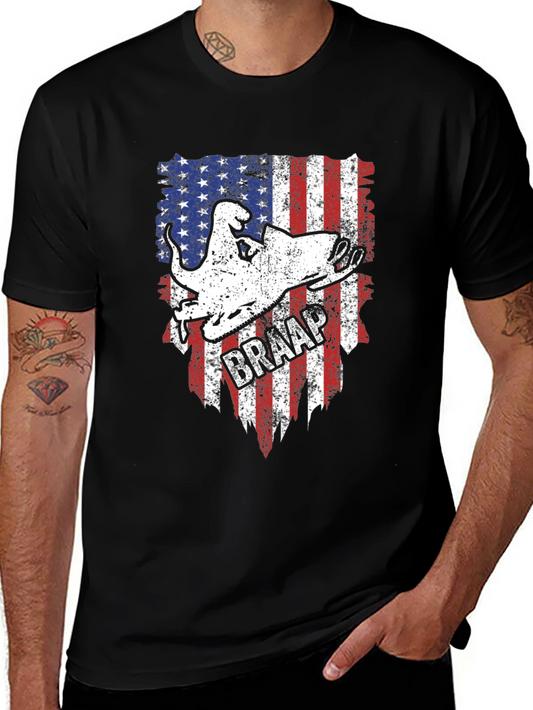 Patriotic Snowmobile T-Shirt