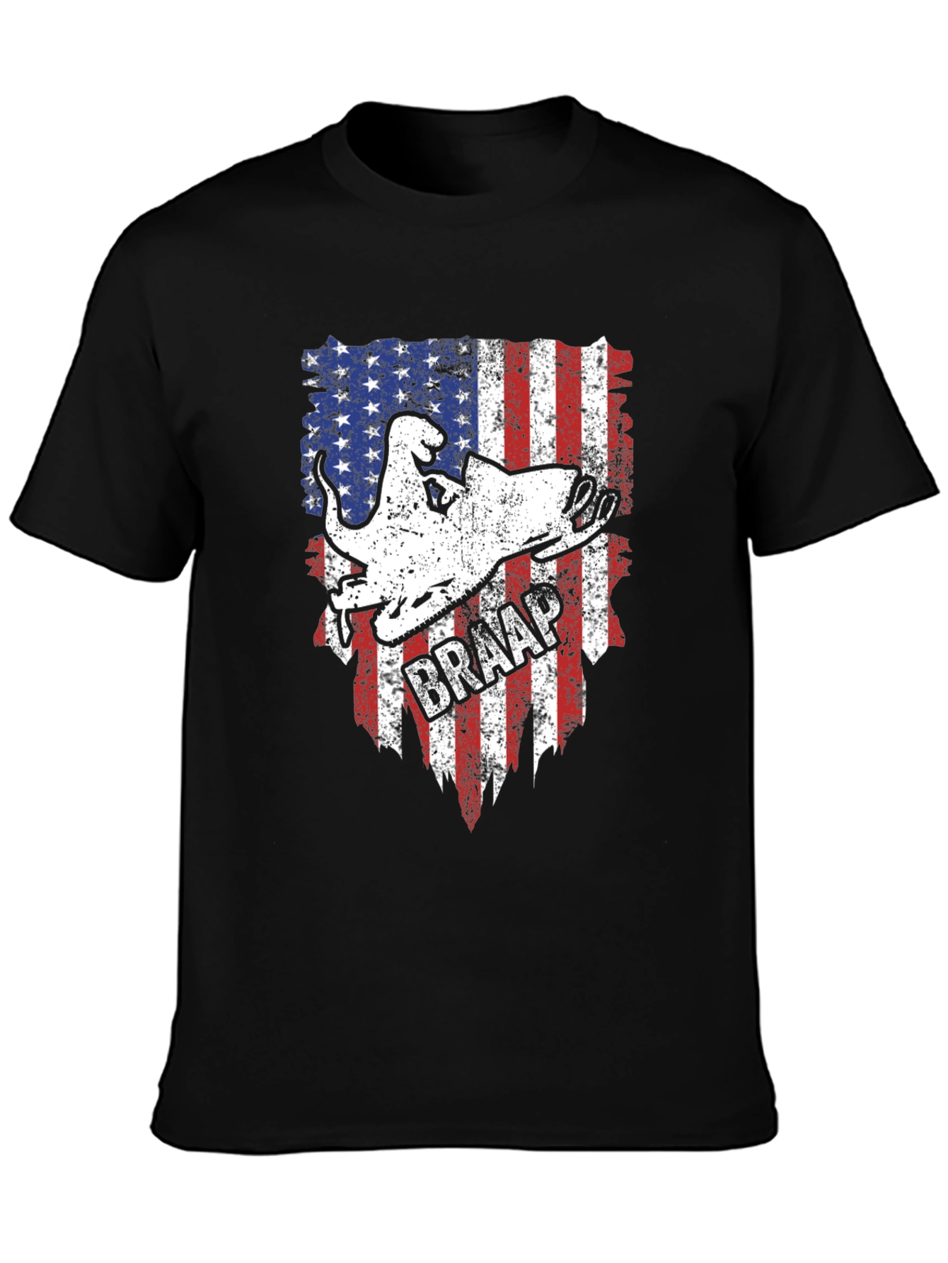 Patriotic Snowmobile T-Shirt