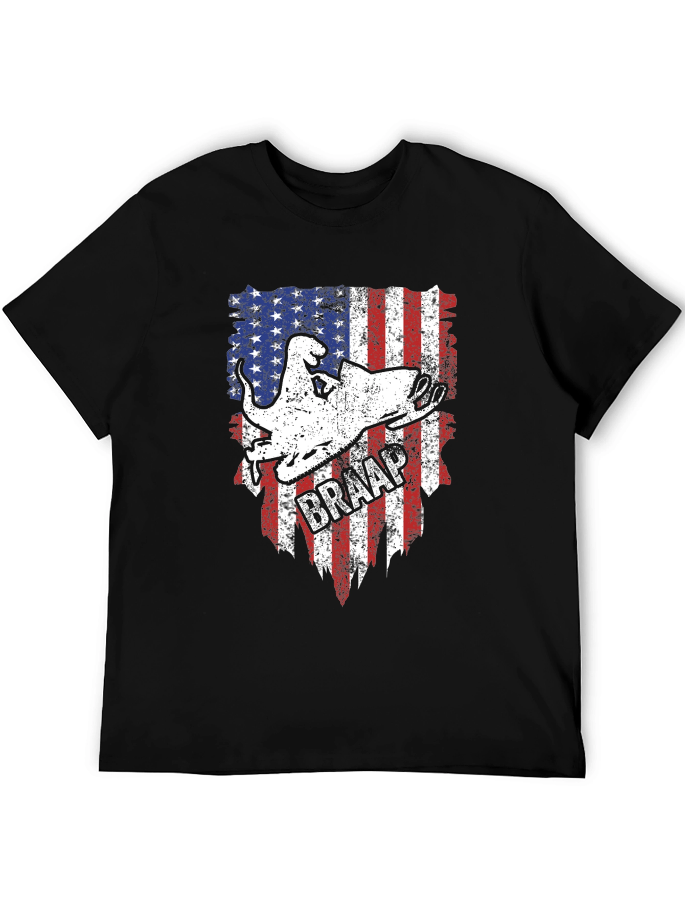 Patriotic Snowmobile T-Shirt