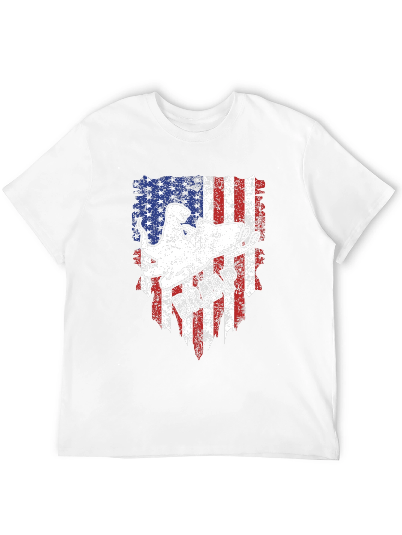Patriotic Snowmobile T-Shirt